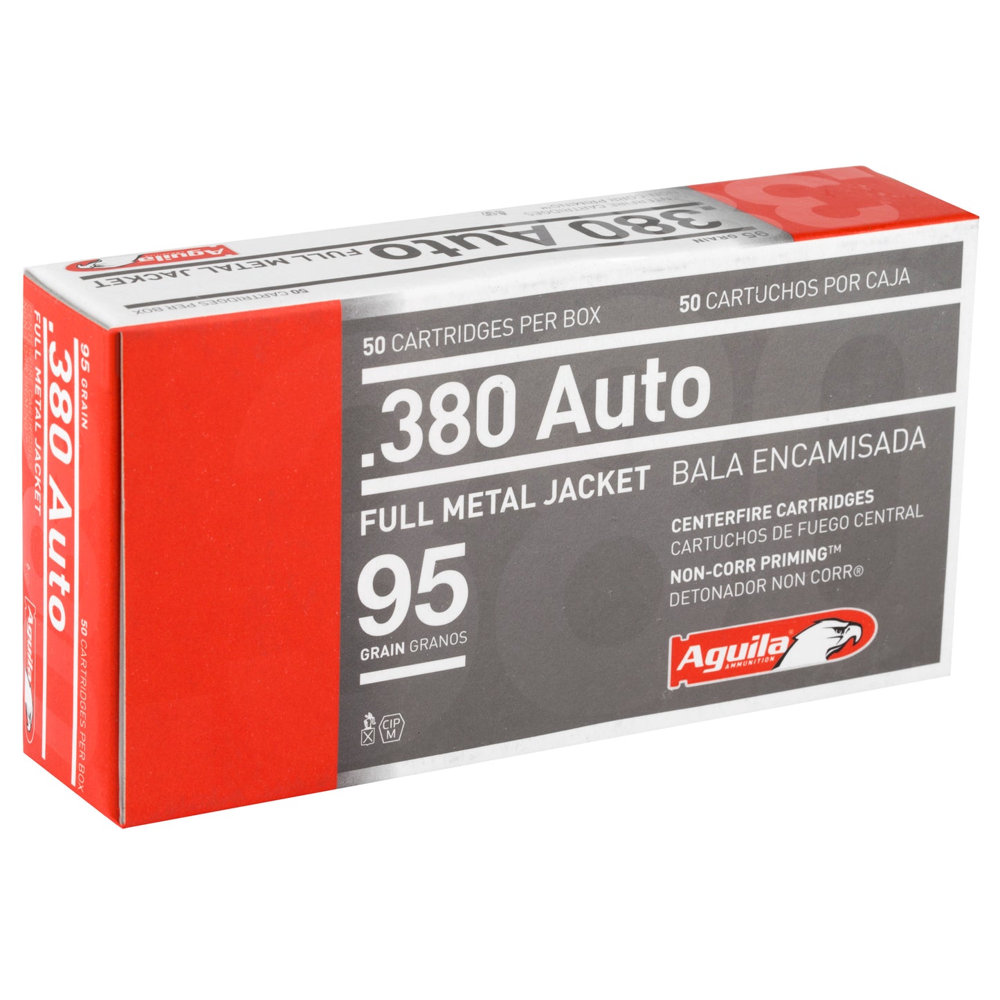 AGUILA 380ACP 95GR FMJ 50/1000