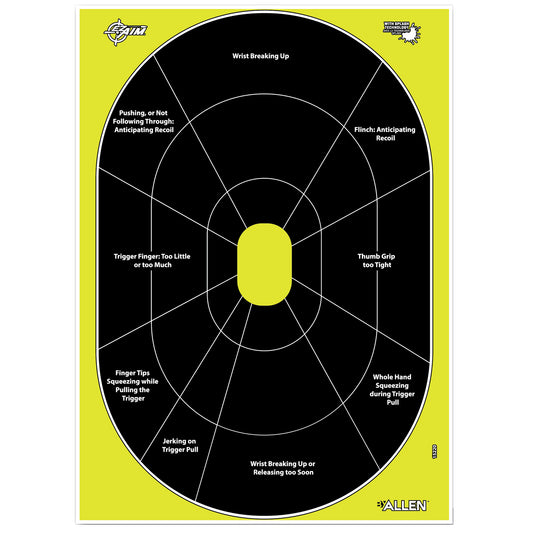 ALLEN EZ AIM 12X18 HG TRAINER 8PK