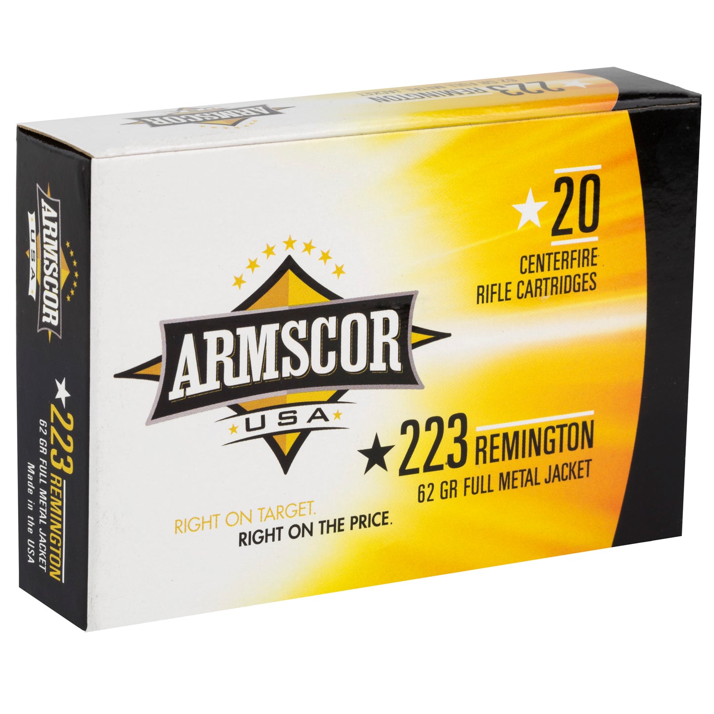 ARMSCOR 223REM 62GR FMJ 20/1000