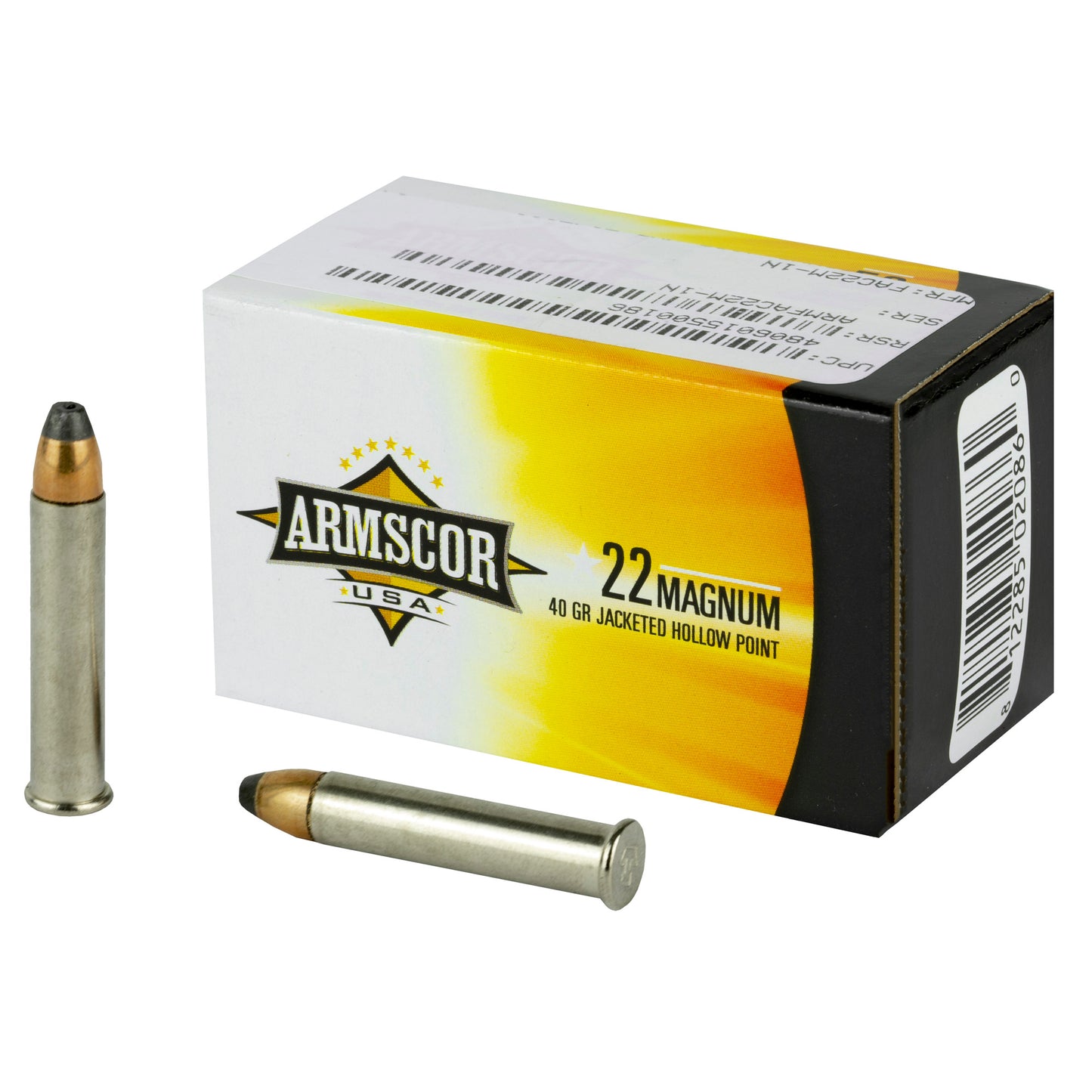 ARMSCOR 22WMR 40GR JHP 50/2000