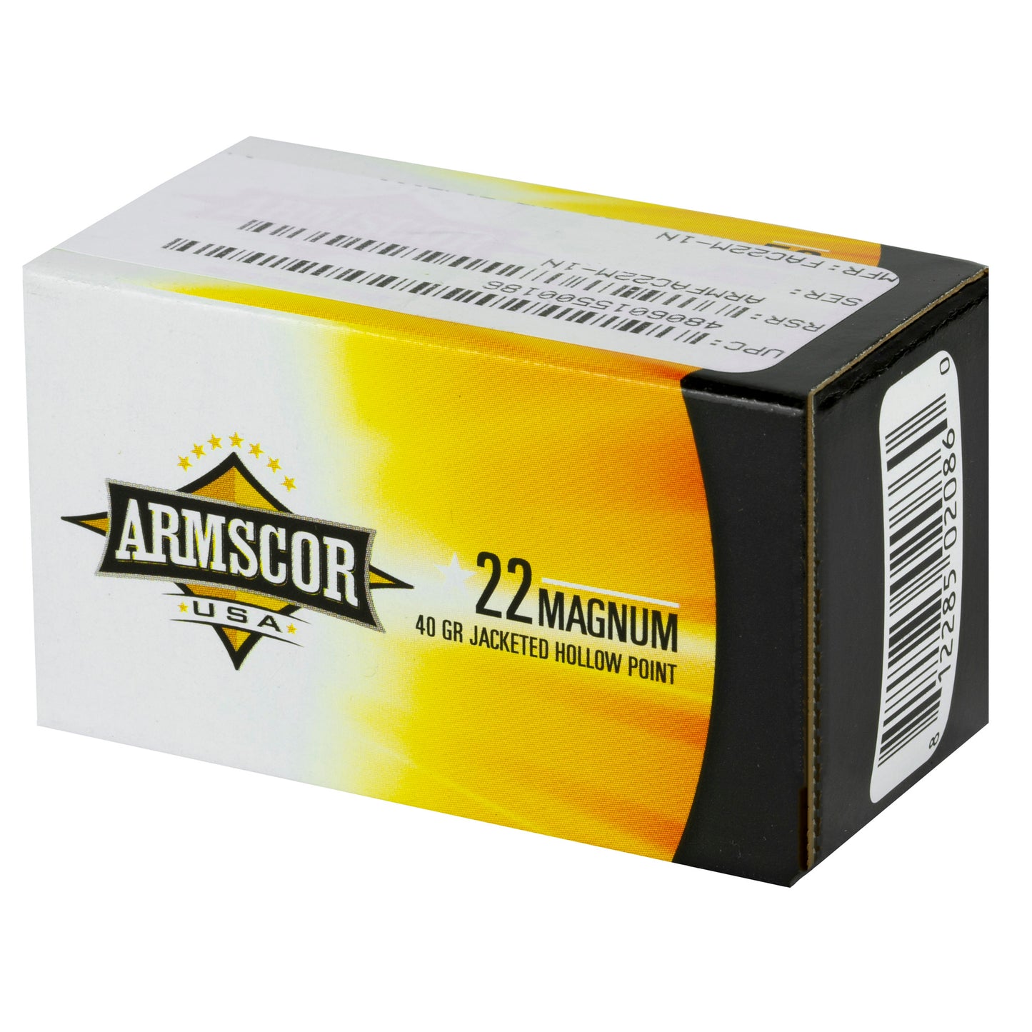 ARMSCOR 22WMR 40GR JHP 50/2000