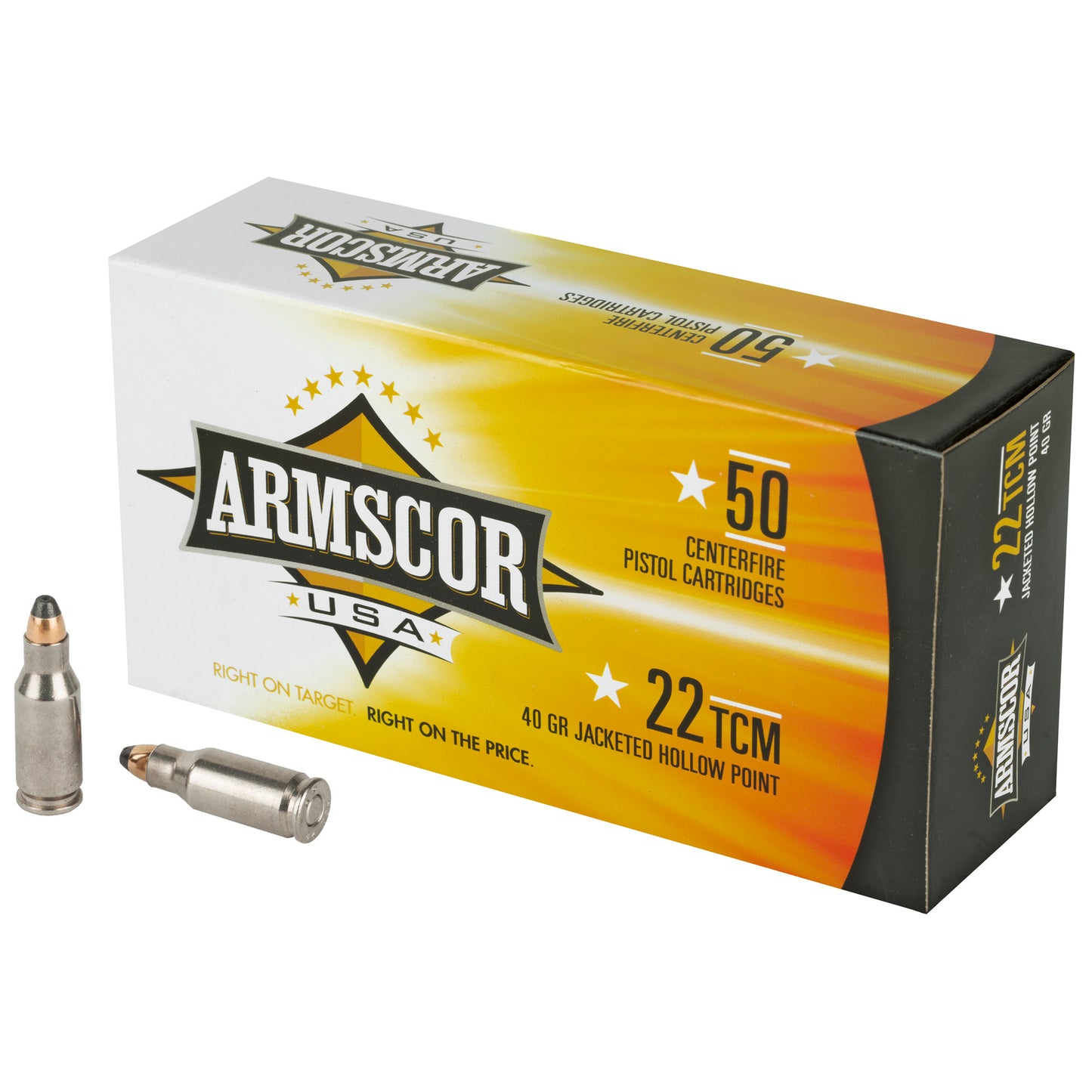 ARMSCOR 22TCM 40GR JHP 50/1000