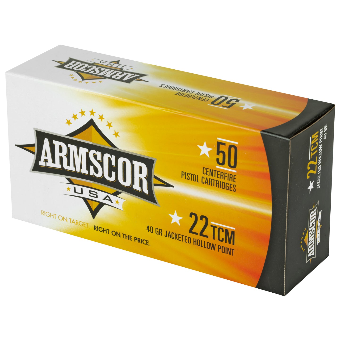 ARMSCOR 22TCM 40GR JHP 50/1000