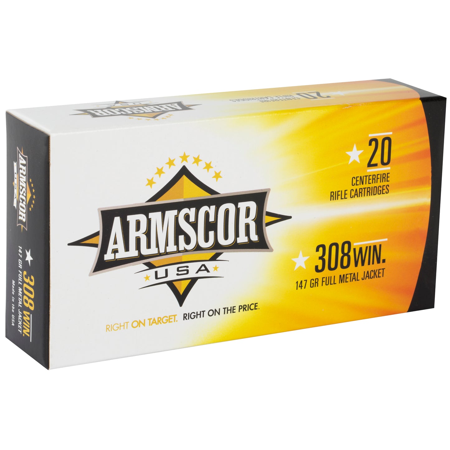 ARMSCOR 308WIN 147GR FMJ 20/200