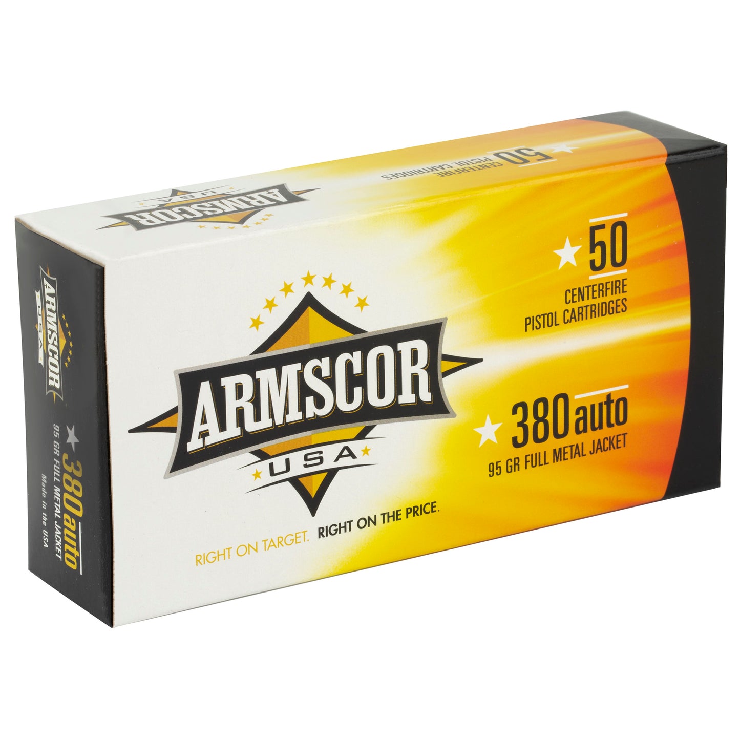 ARMSCOR 380ACP 95GR FMJ 50/1000