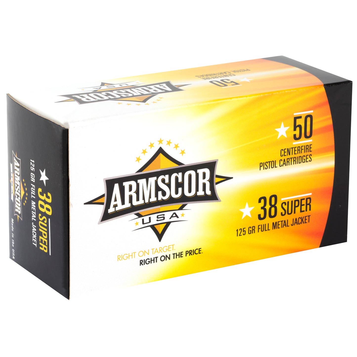 ARMSCOR 38SUPER 125GR FMJ 50/1000