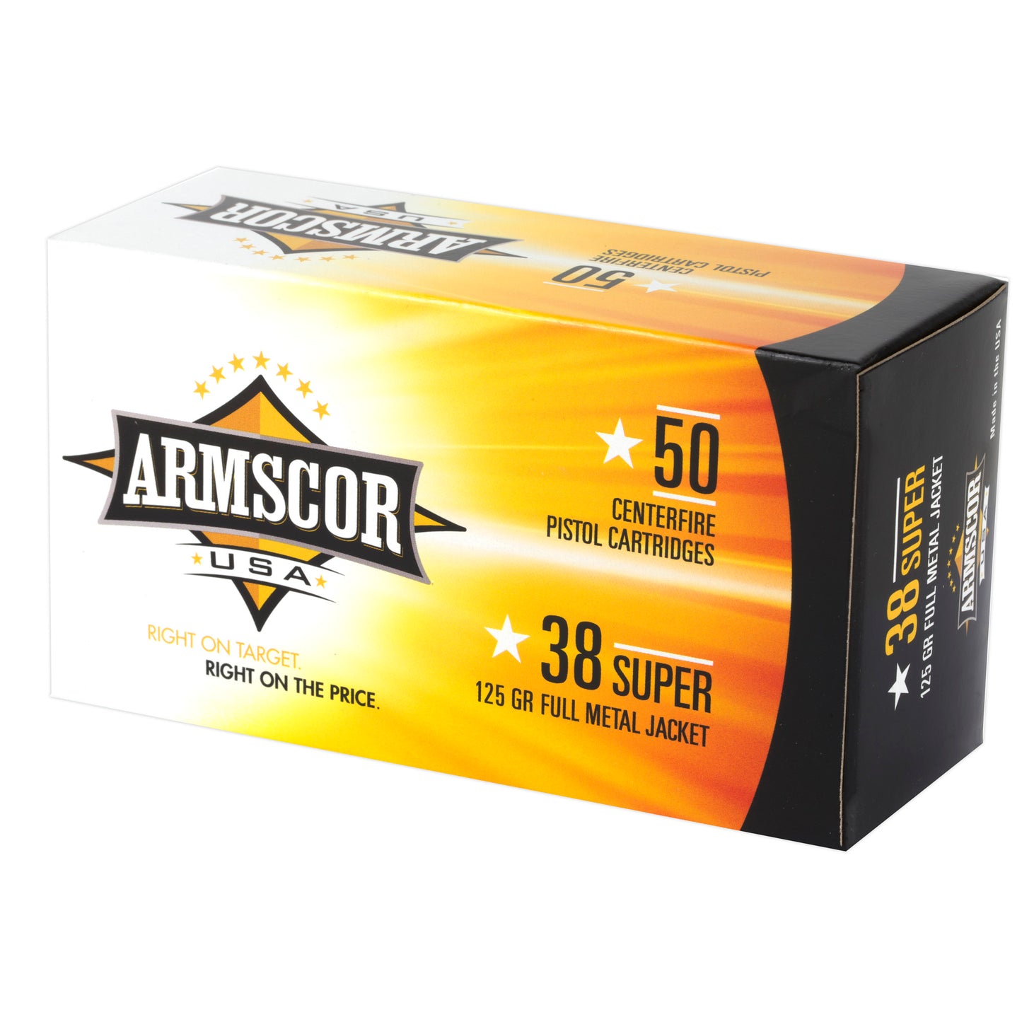 ARMSCOR 38SUPER 125GR FMJ 50/1000