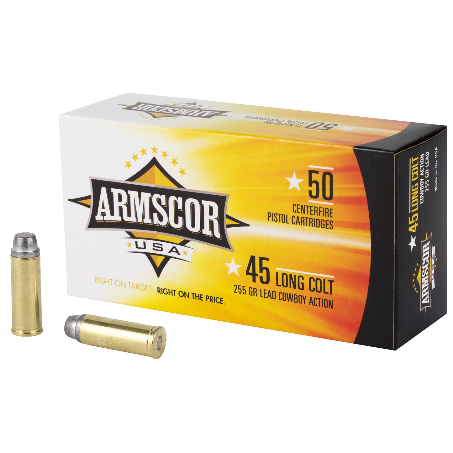 ARMSCOR 45LC 255GR LEAD 50/400