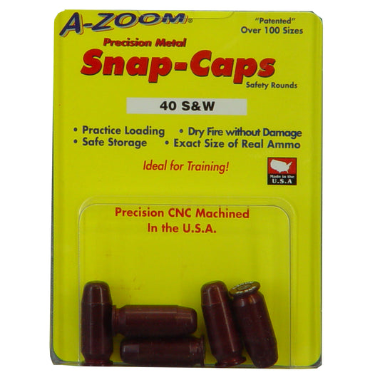 AZOOM SNAP CAPS 40S&W 5/PK