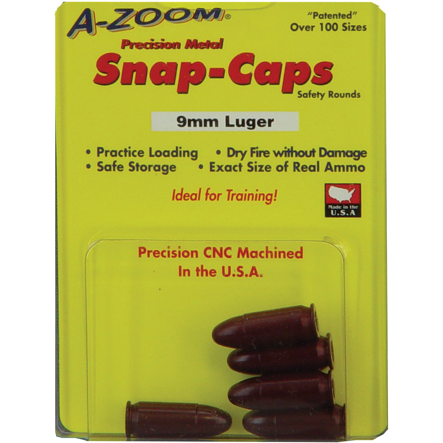 AZOOM SNAP CAPS 9MM 5/PK