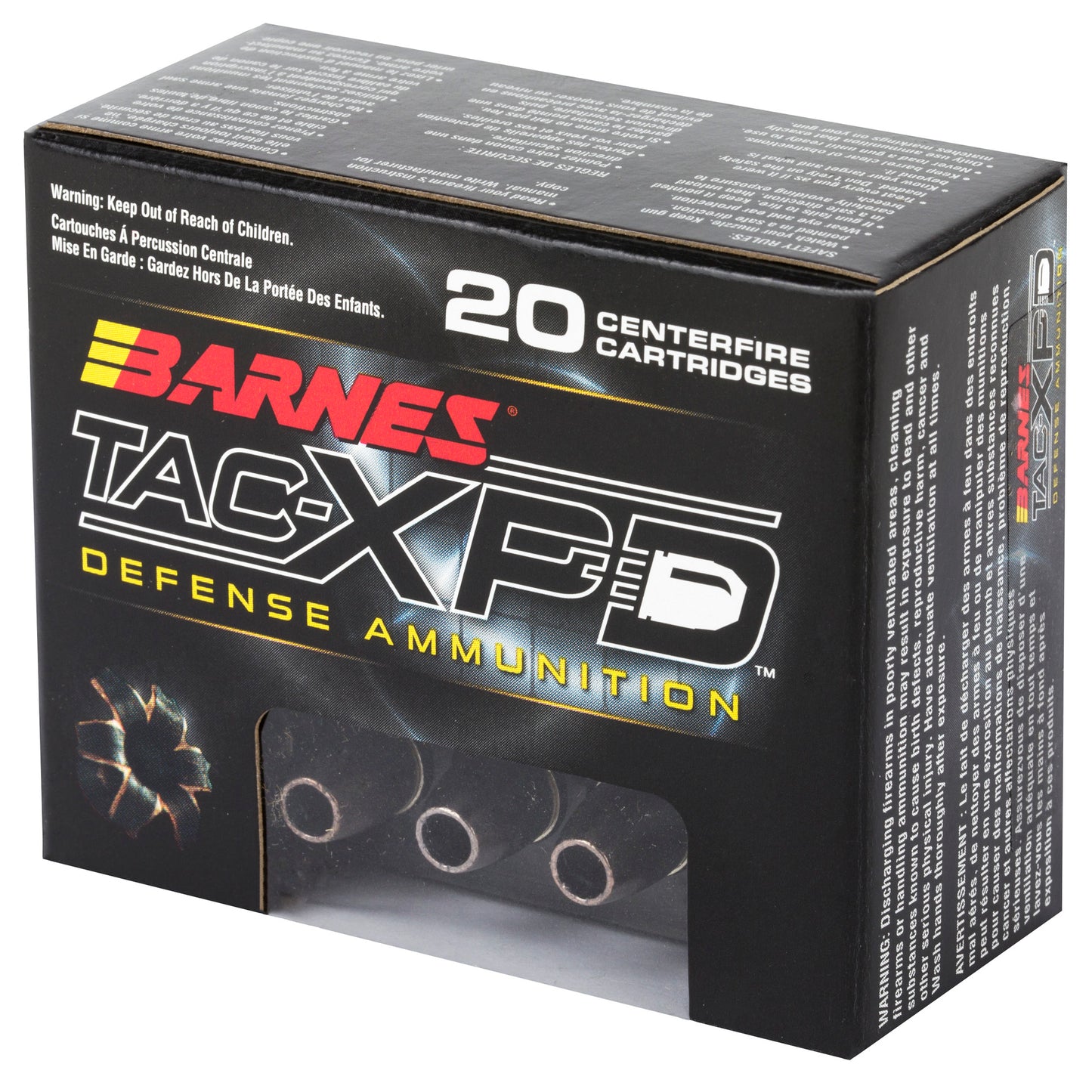 BARNES TAC-XPD 9MM 115GR HP 20/200