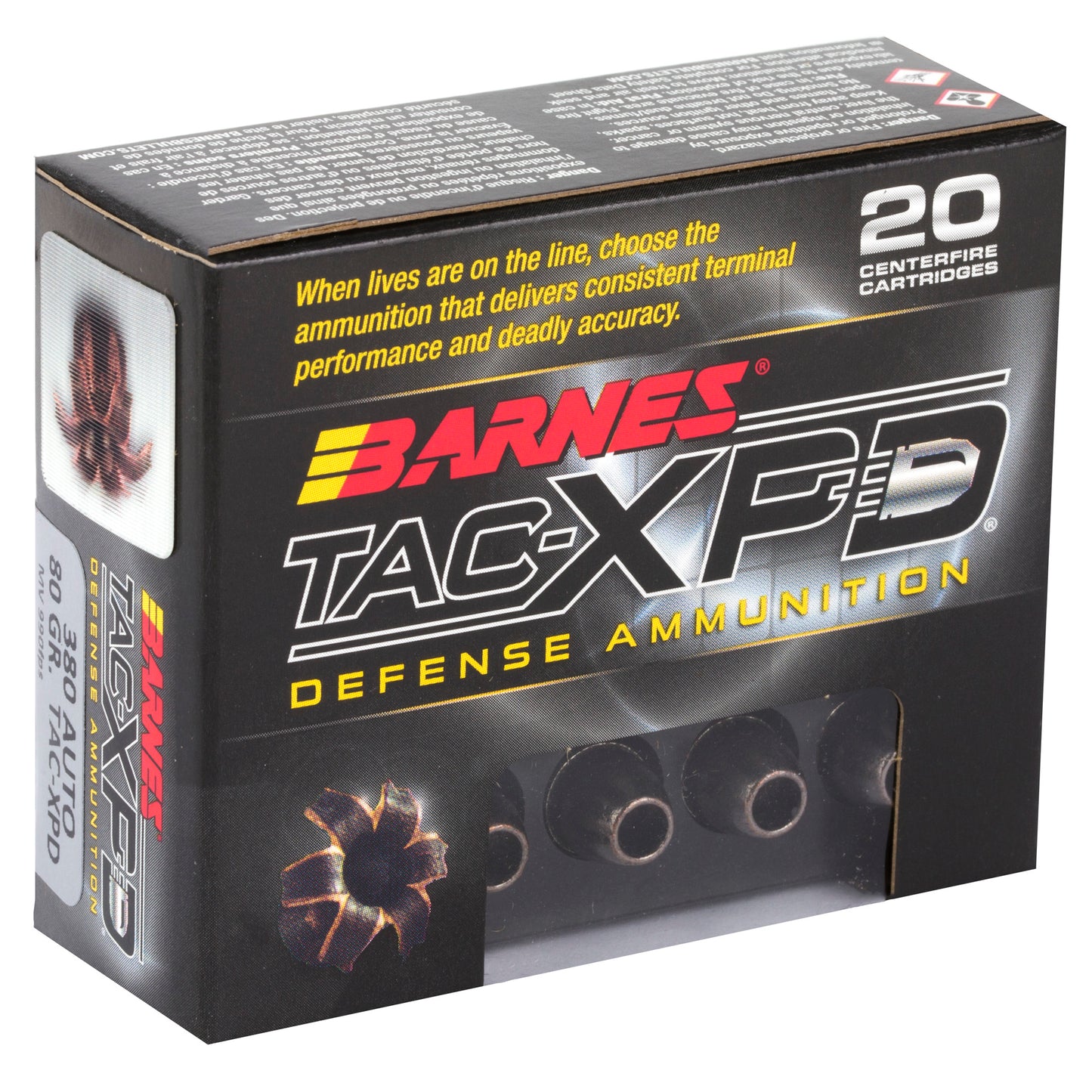 BARNES TAC-XPD 380ACP 80GR HP 20/200