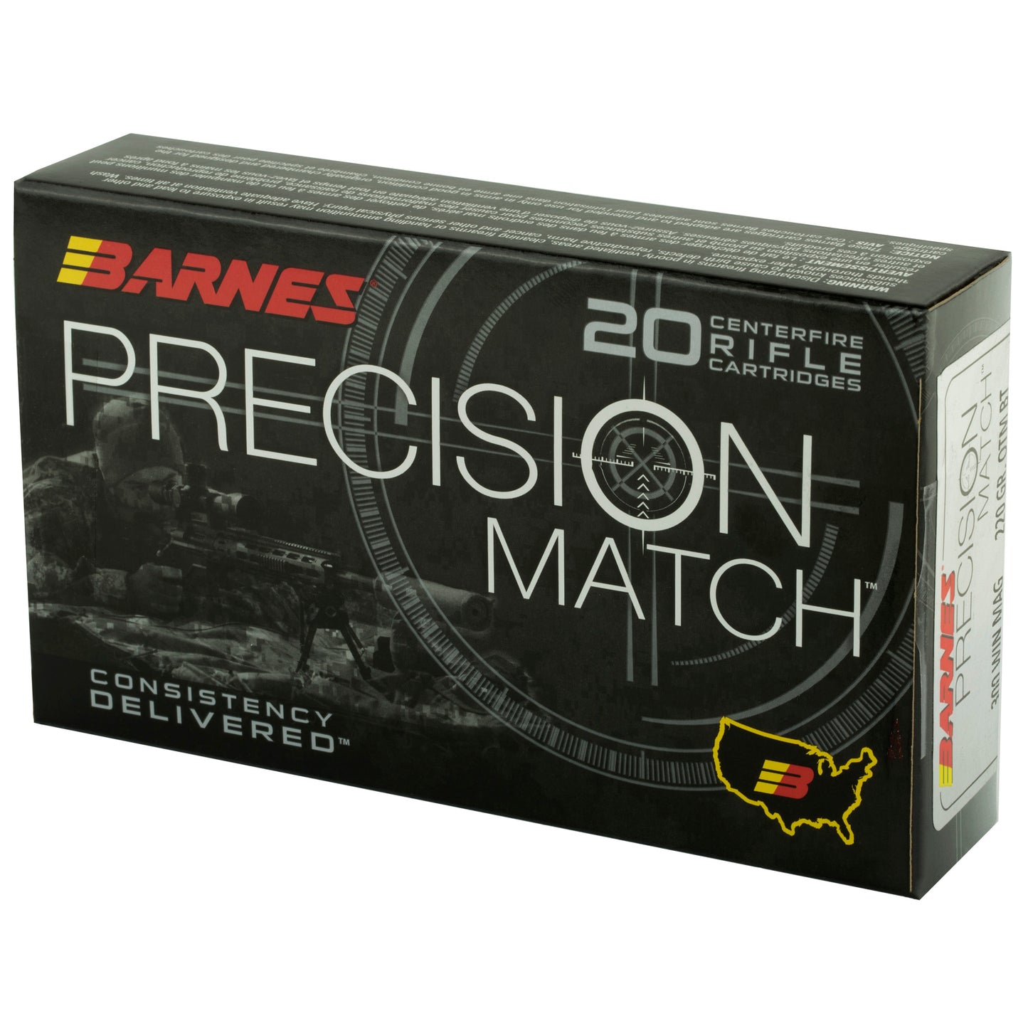 BARNES PREC MTH 300WIN 220GR 20/200