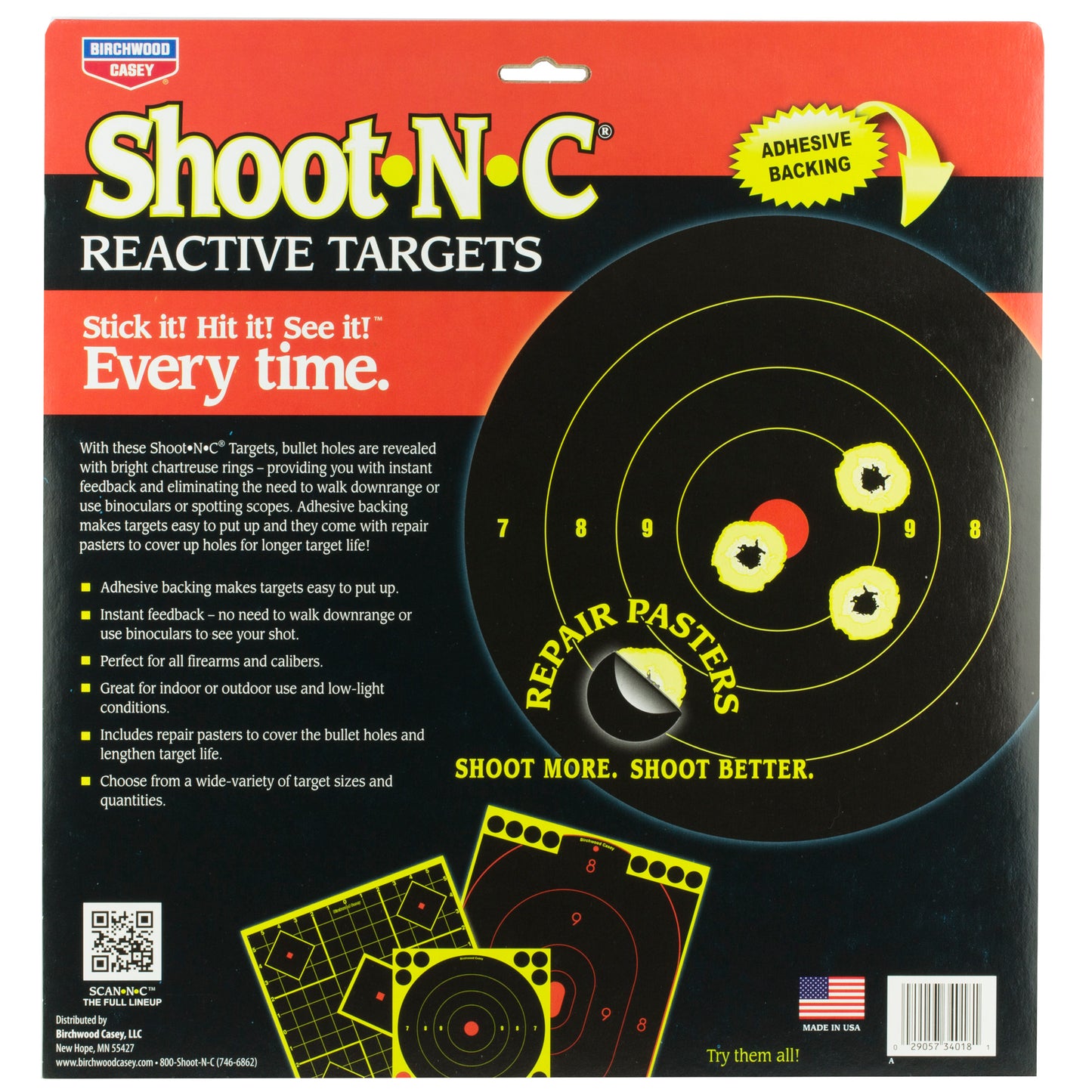 B/C SHT-N-C VARIETY PACK 50 TARGETS