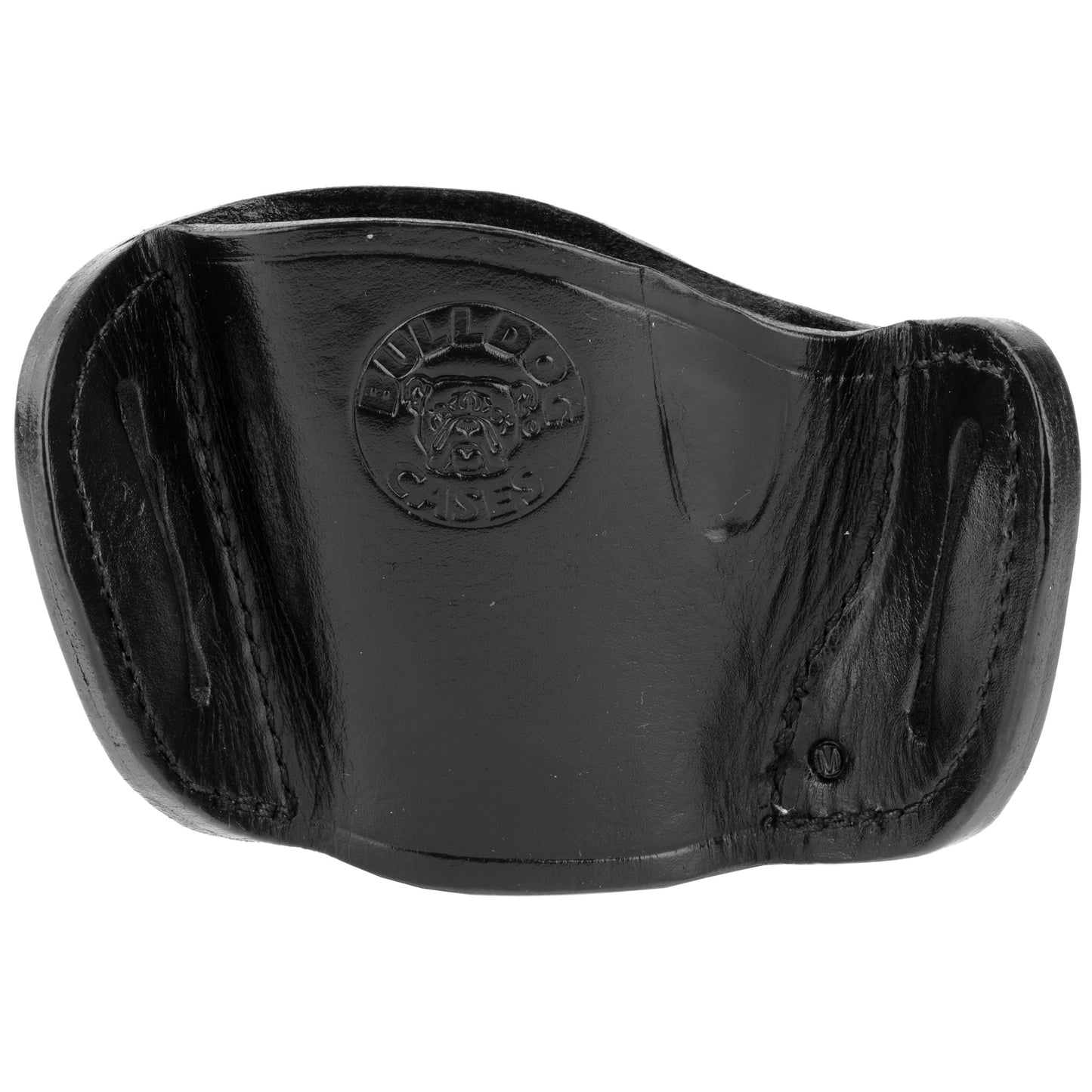 BULLDOG MOLDED LEATHER BLK RH MED