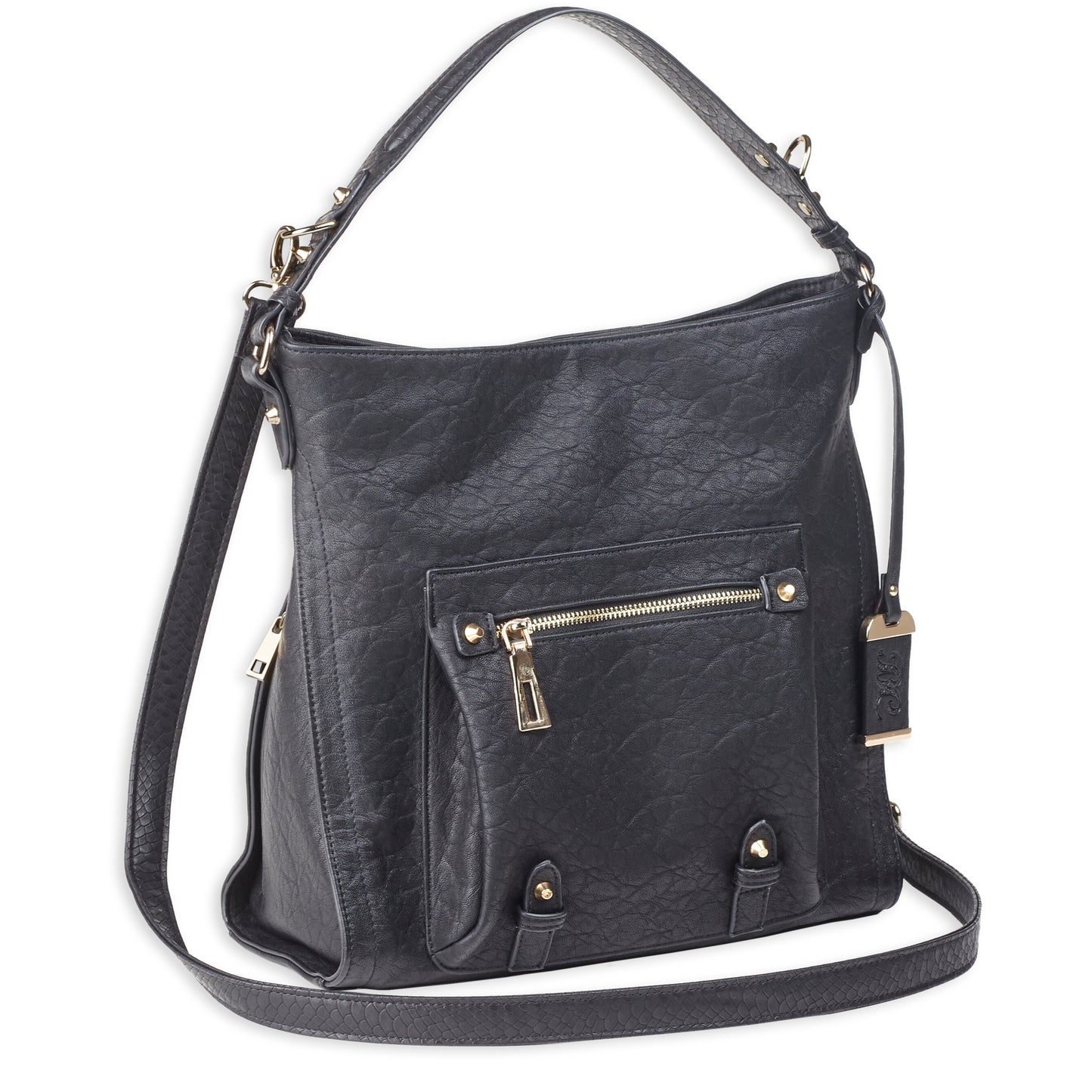 BULLDOG HOBO ANNA PURSE BLK