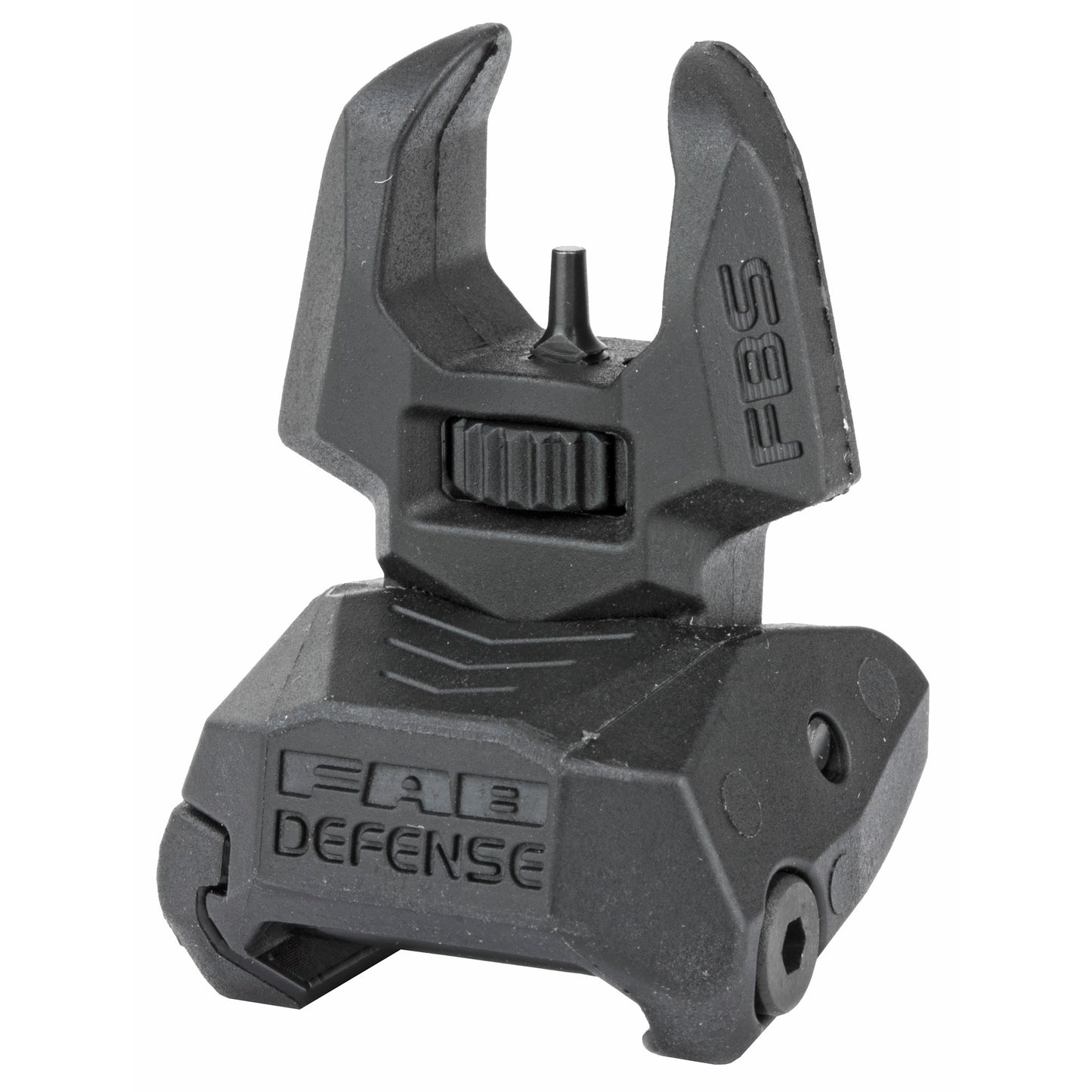 FAB DEF FRONT POLY FLIP-UP SIGHT BLK