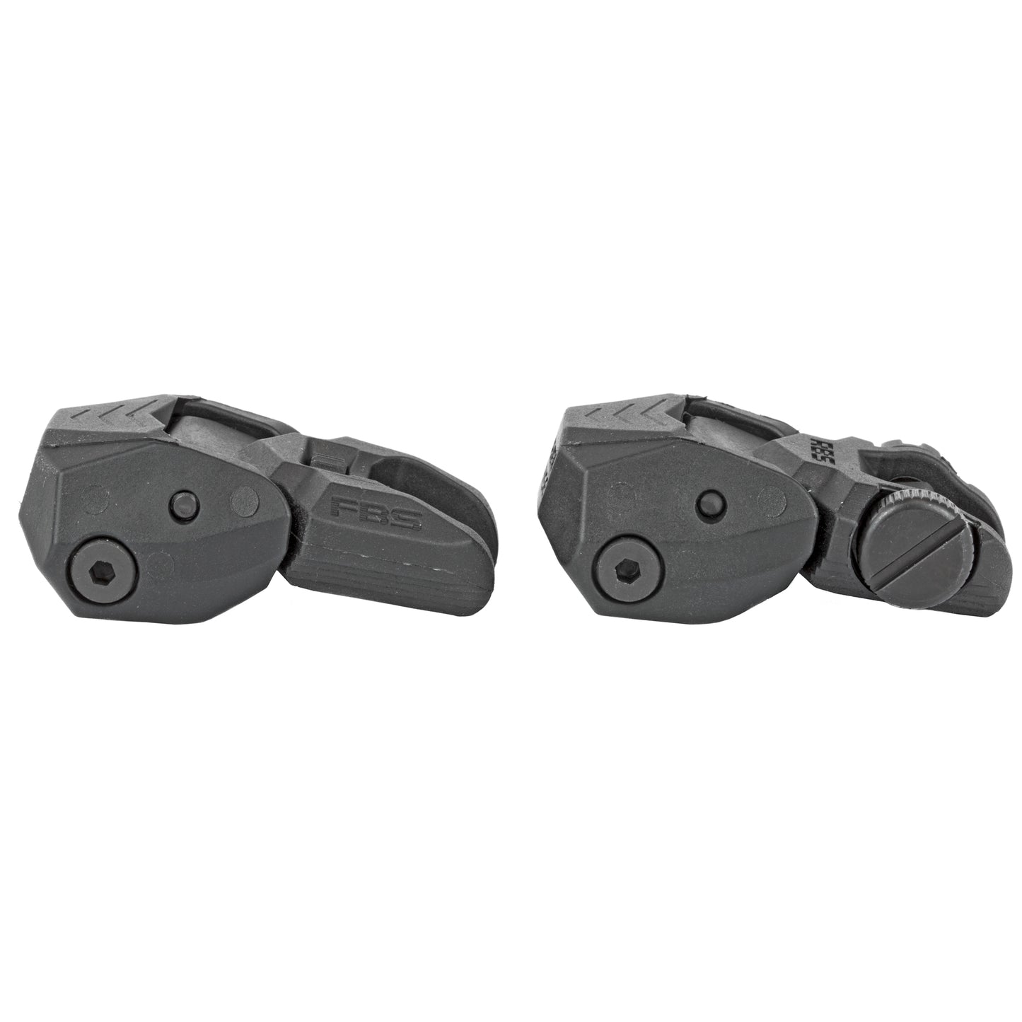 FAB DEF POLY FLIP-UP SIGHT SET BLK