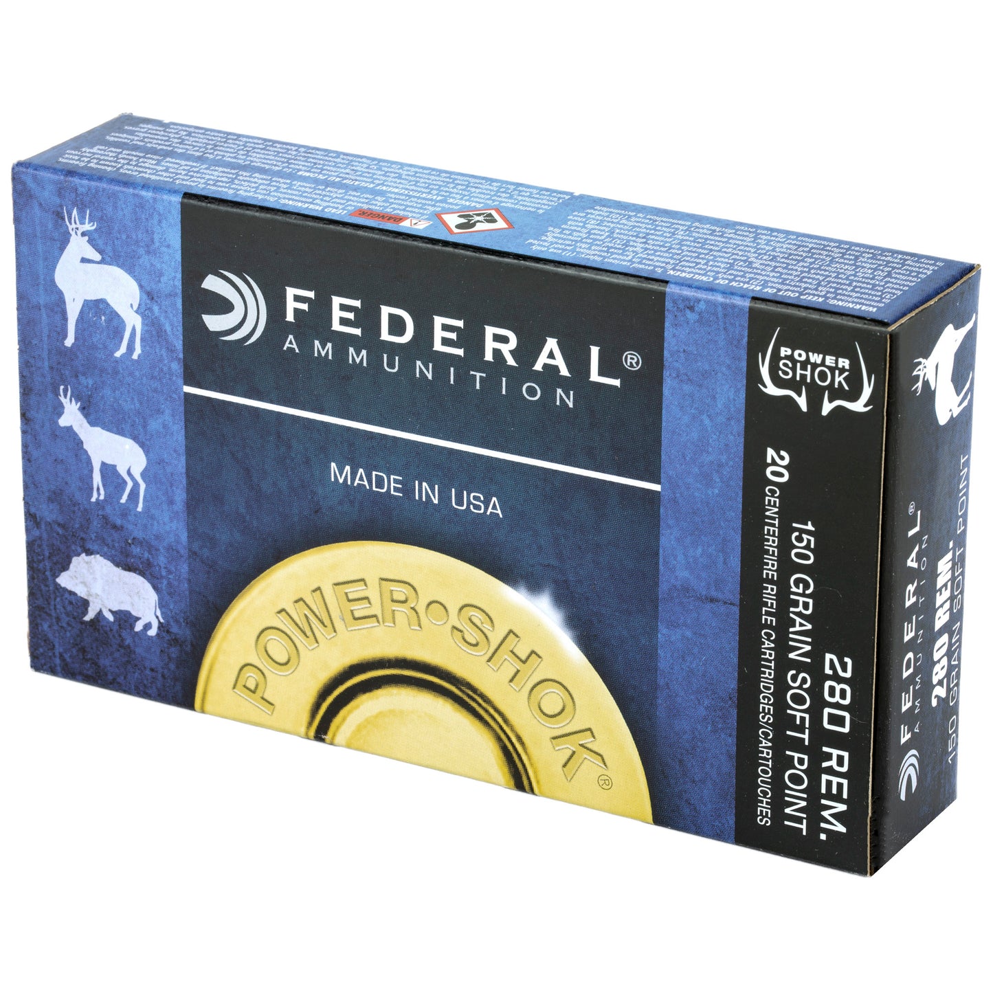 FED PWRSHK 280REM 150GR SP 20/200