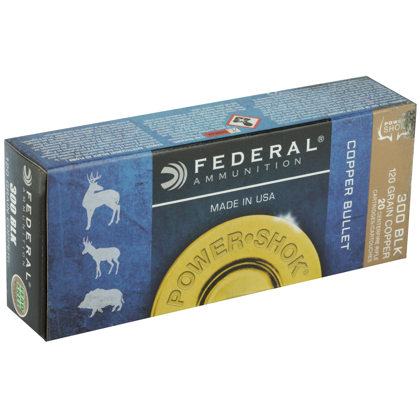 FED 300BLK 120GR  POWER-SHK SP 20