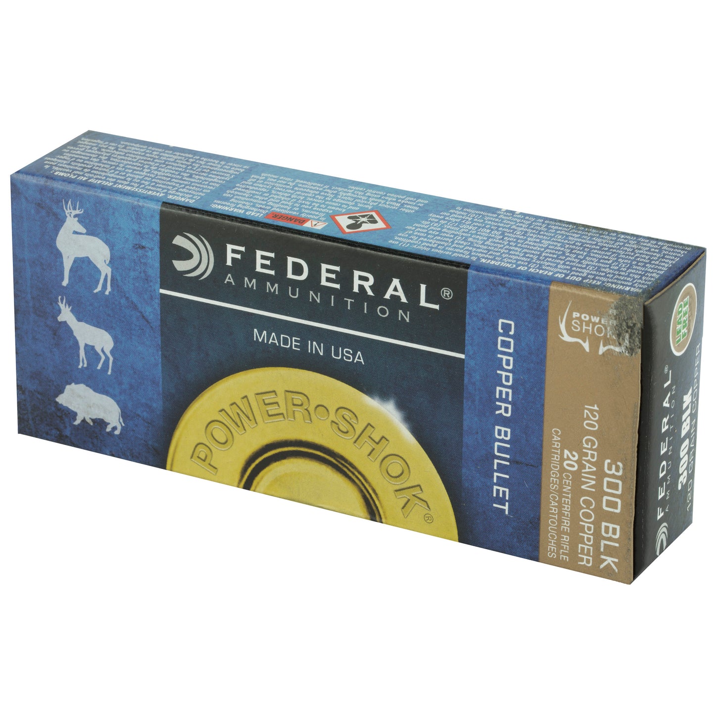 FED 300BLK 120GR  POWER-SHK SP 20