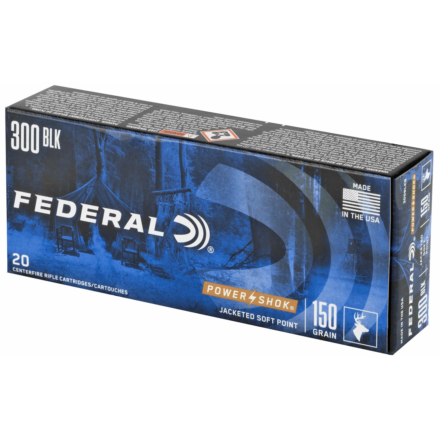 FED 300BLK 150GR POWER-SHK SP 20/200