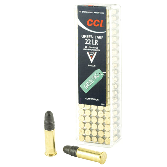 CCI 22LR GREEN TAG COMP 100/5000