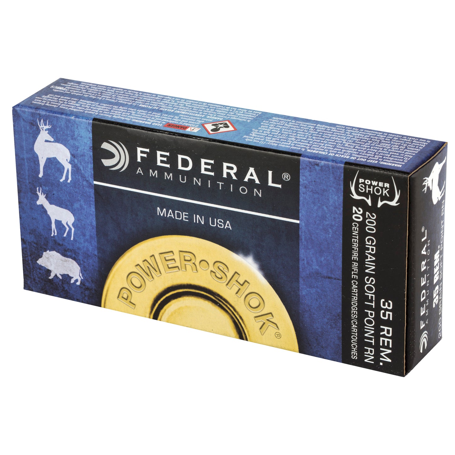 FED PWRSHK 35REM 200GR SP 20/200