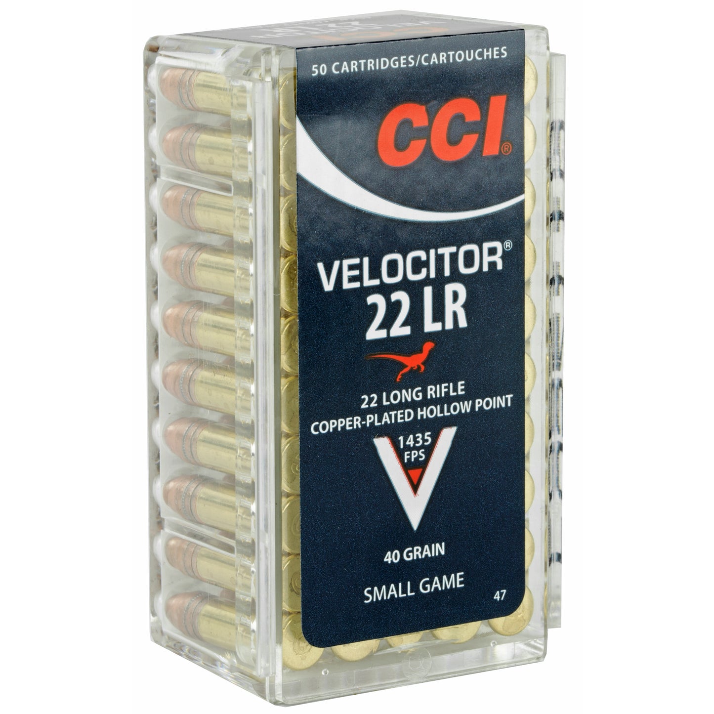 CCI 22LR VELOCITOR 40GR HP 50/5000