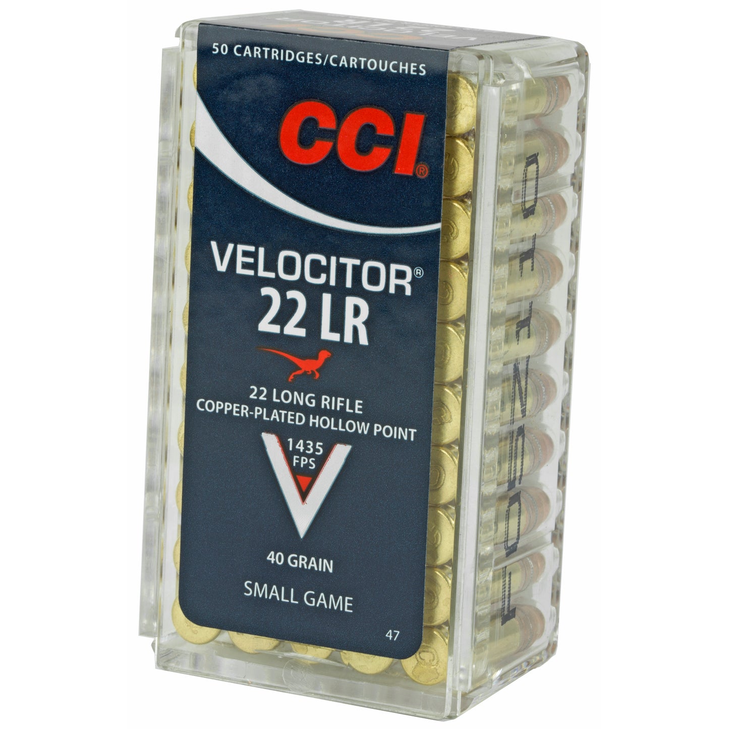 CCI 22LR VELOCITOR 40GR HP 50/5000