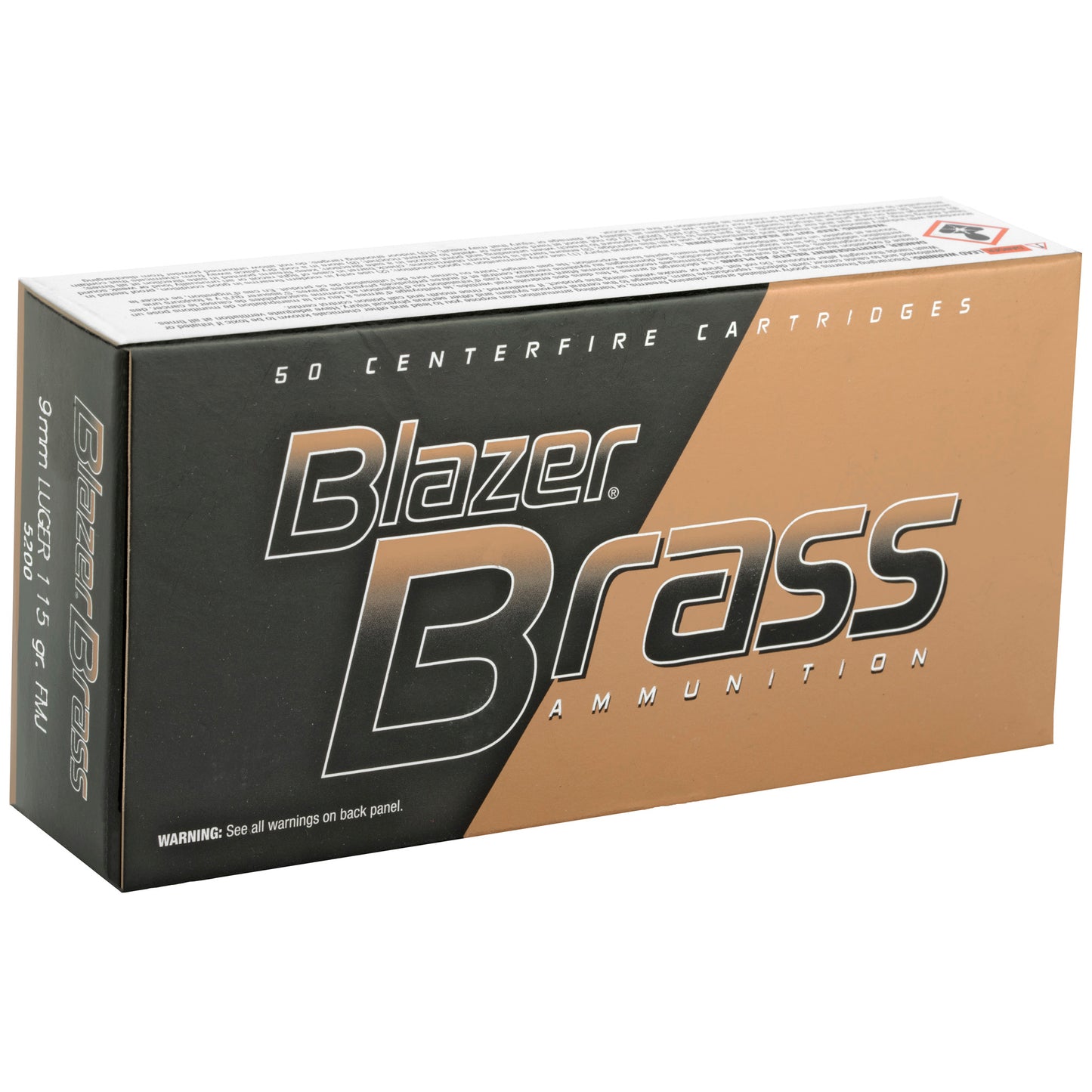 BLAZER BRASS 9MM 115GR FMJ 50/1000