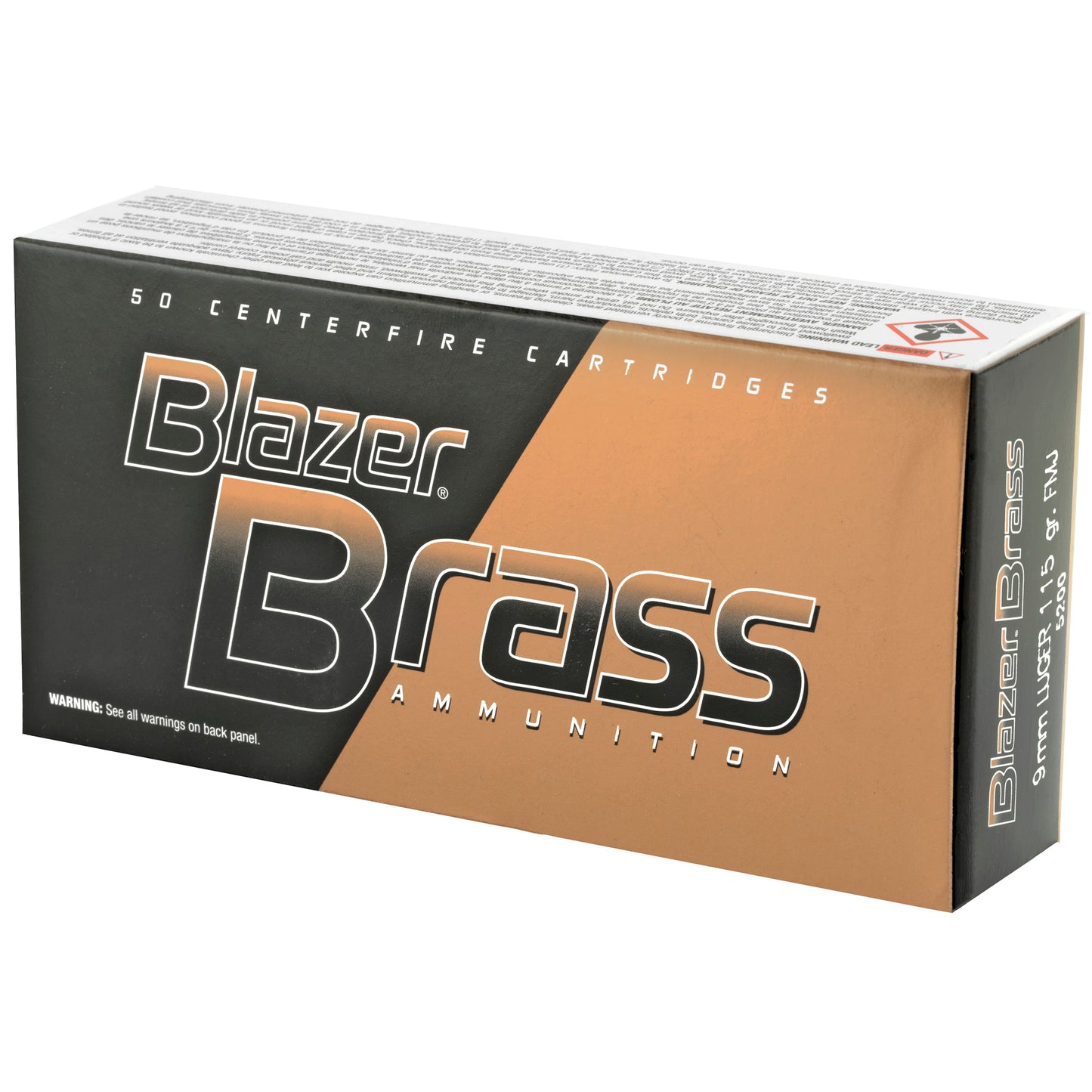 BLAZER BRASS 9MM 115GR FMJ 50/1000