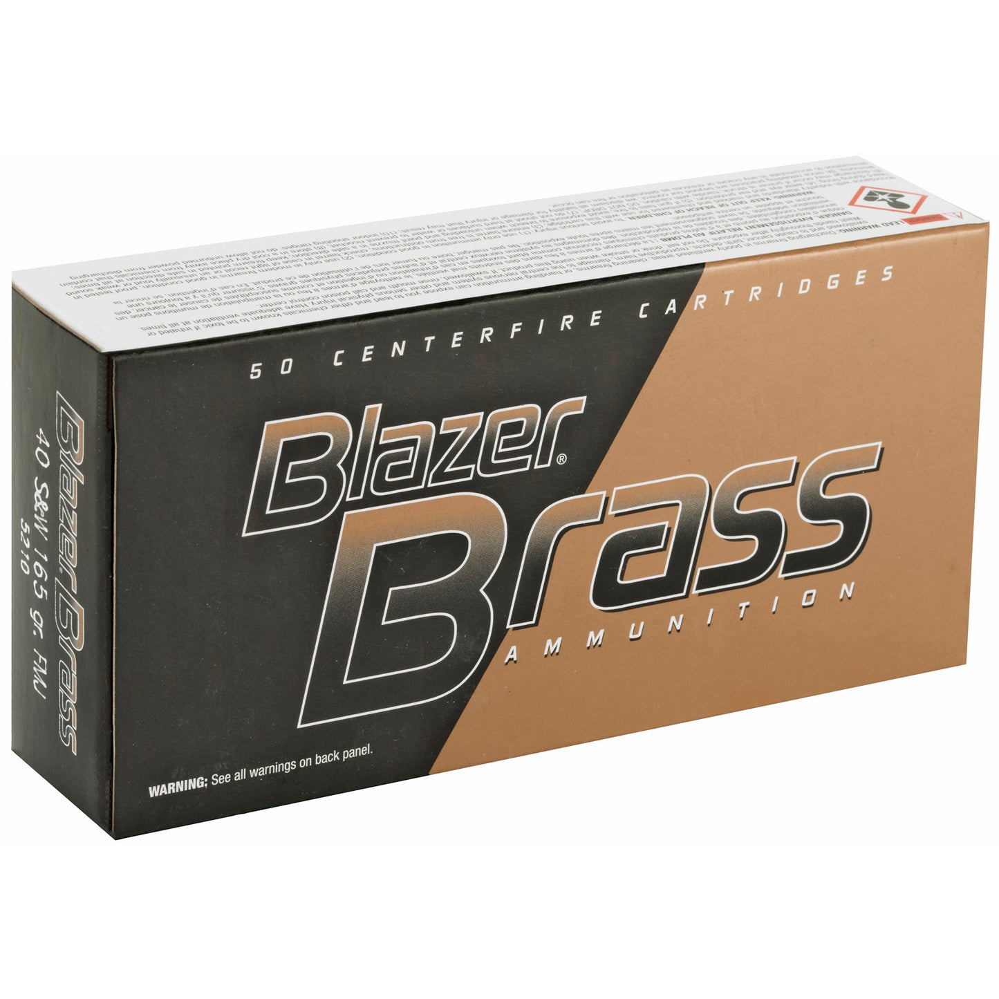 BLAZER BRASS 40SW 165GR FMJ 50/1000