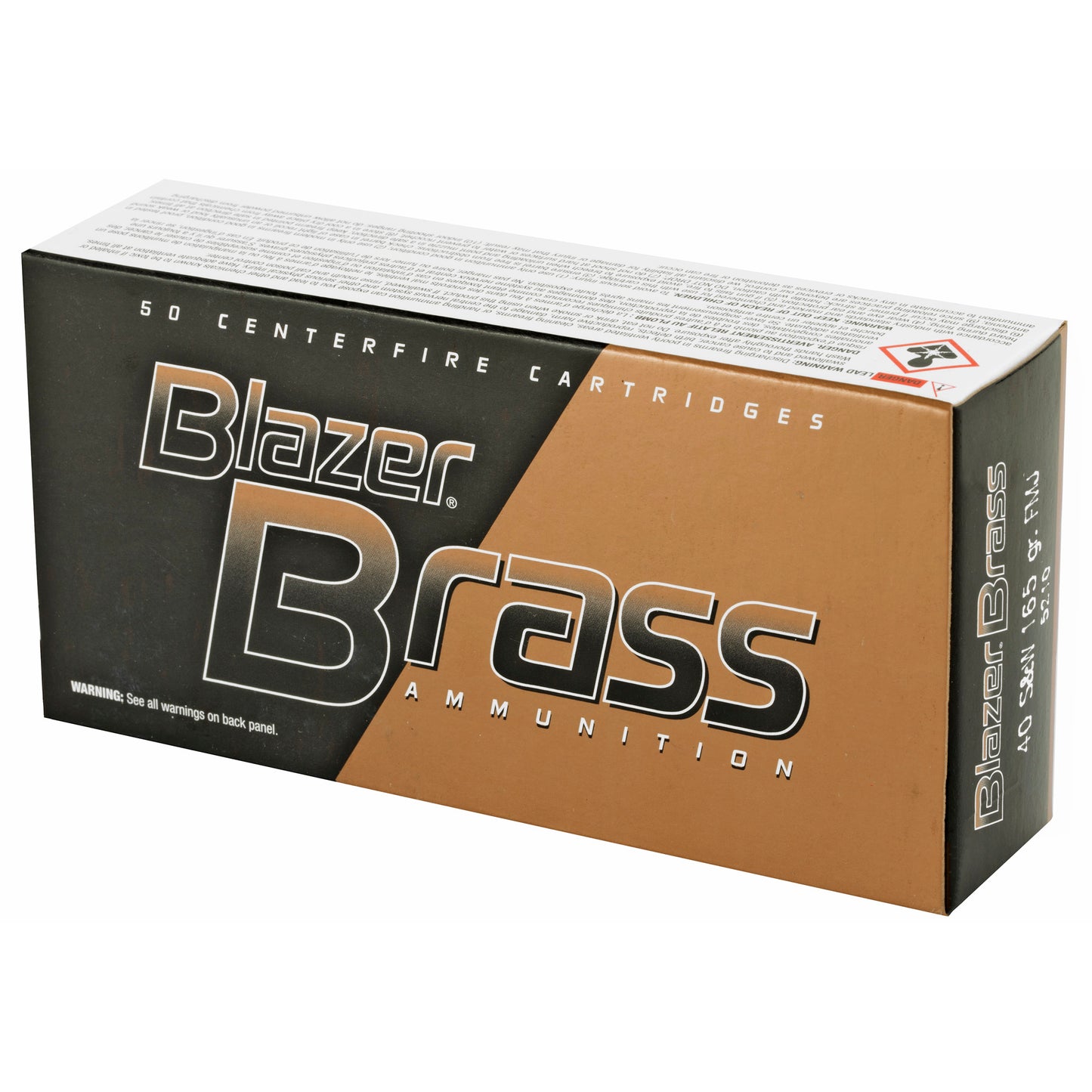 BLAZER BRASS 40SW 165GR FMJ 50/1000