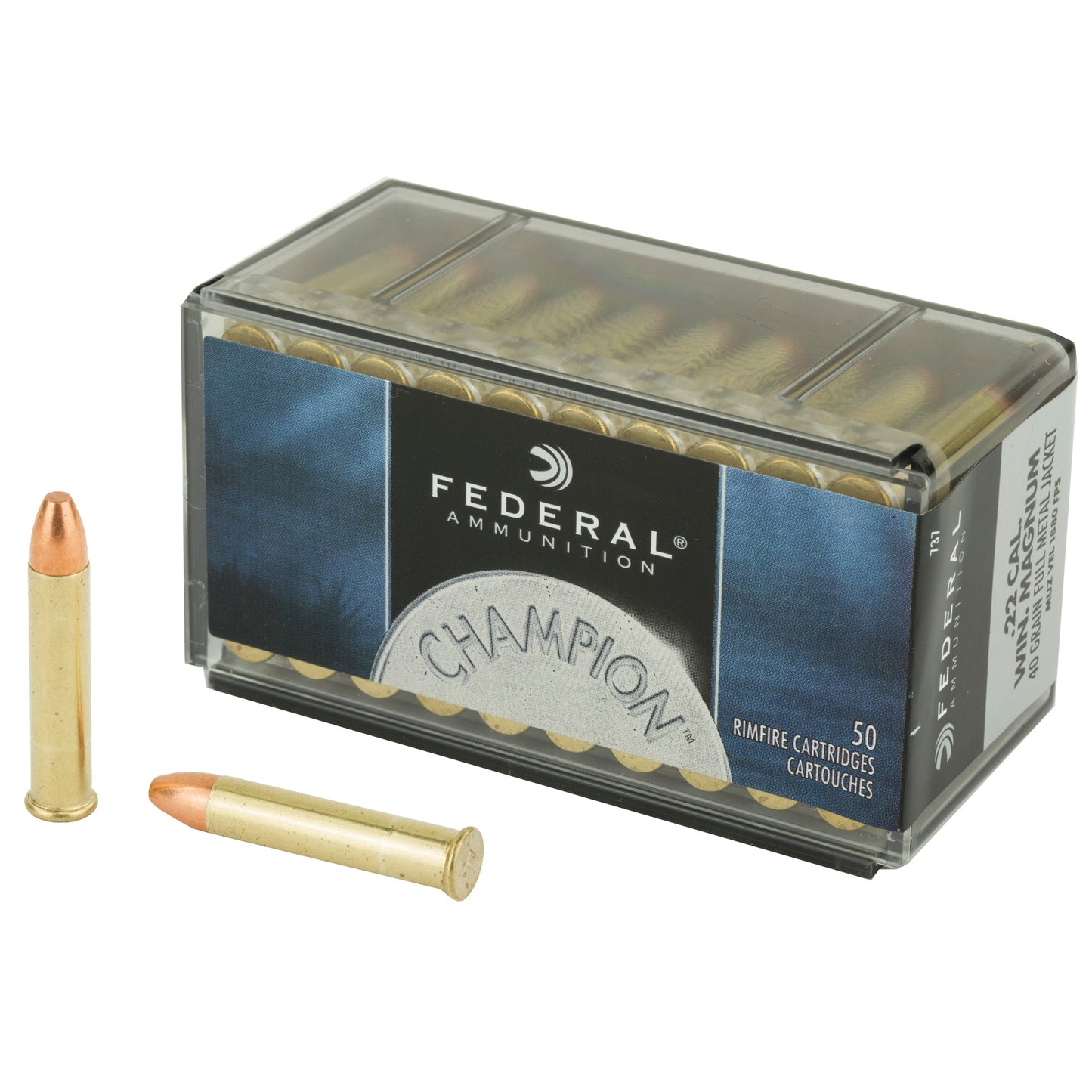 FED CHAMP 22WMR 40GR FMJ 50/3000