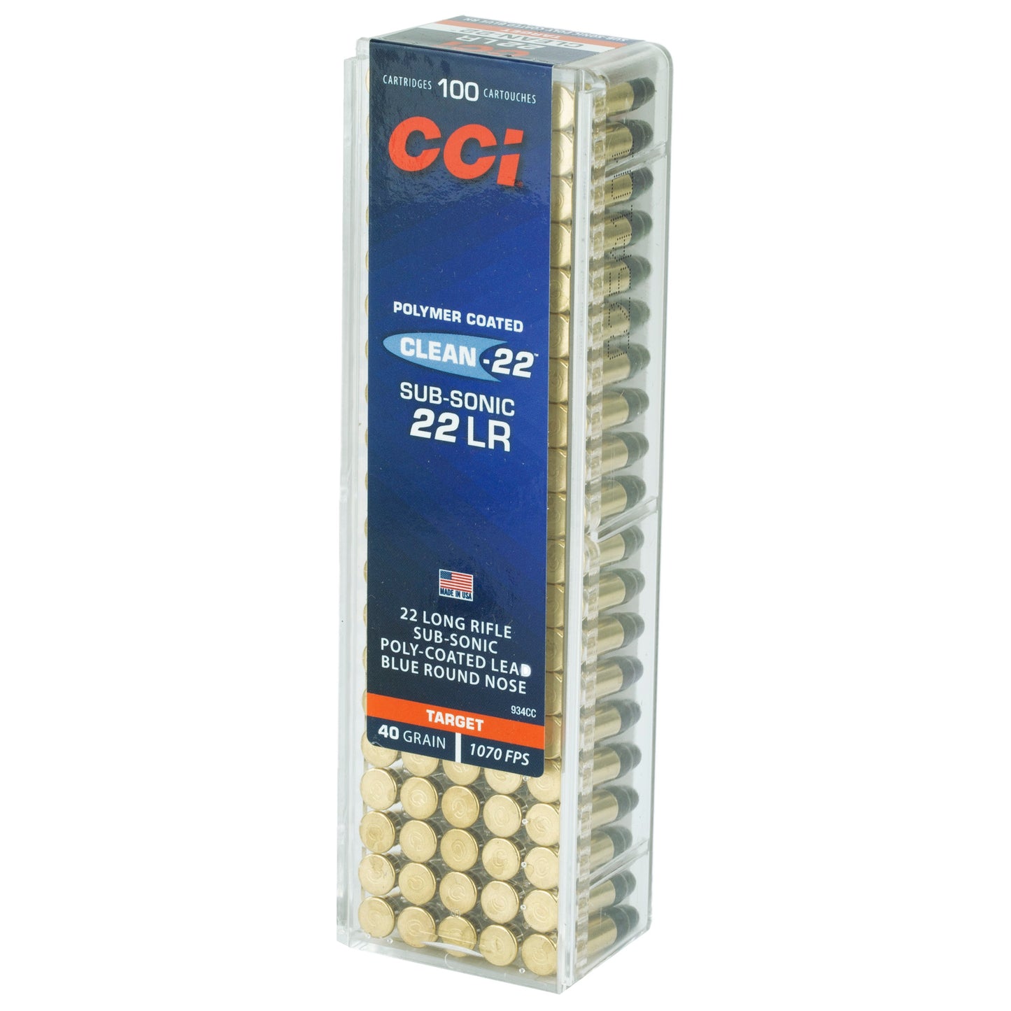 CCI 22LR SUB 40GR LRN BLUE 100/5000