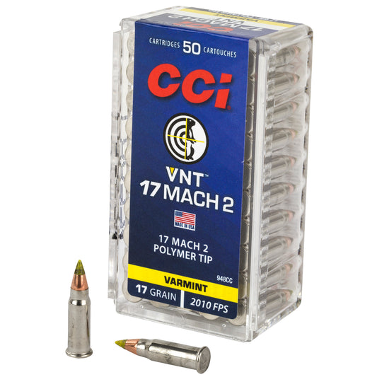 CCI 17 MACH 2 17GR VRMNT TIP 50/5000