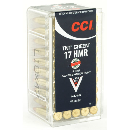 CCI 17HMR 16GR TNT GREEN 50/2000