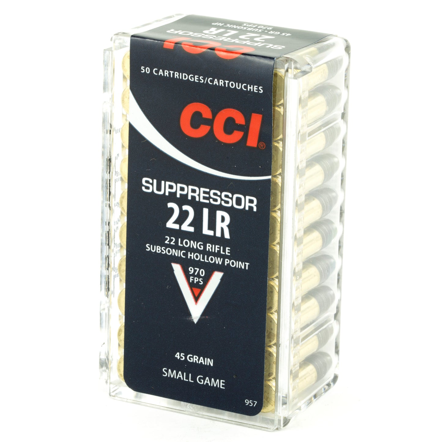 CCI 22LR SUPPRESSOR 45GR HP 50/5000