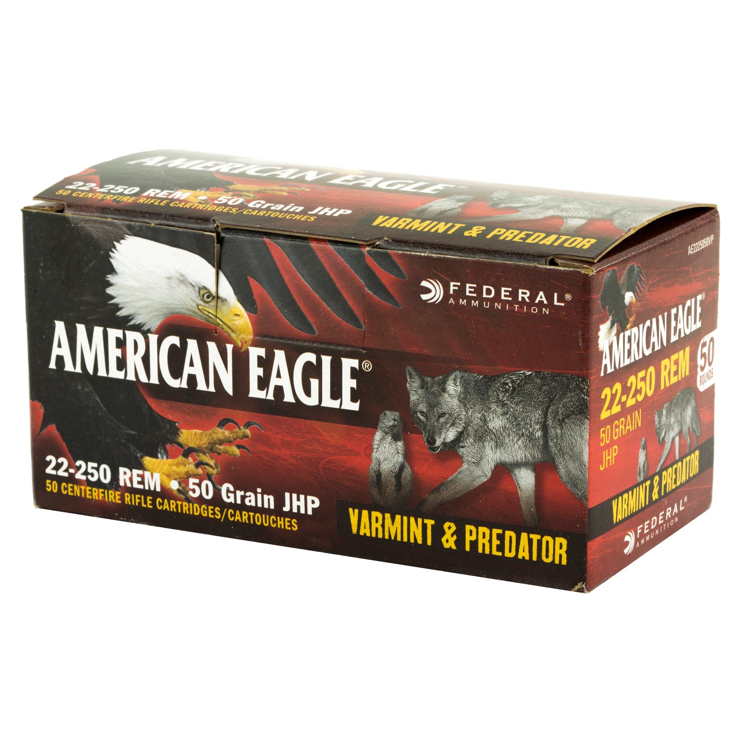 FED AM EAGLE V&P 22-250 50GR 50/250