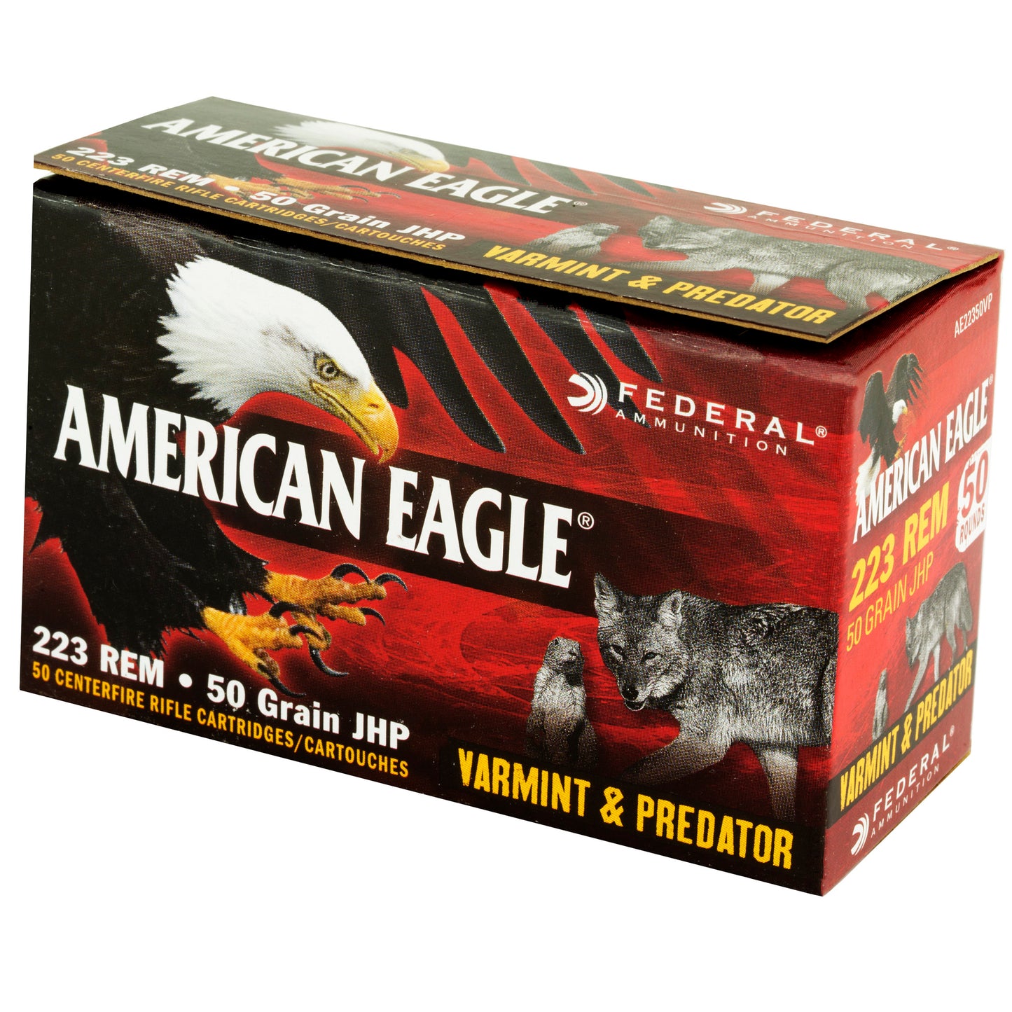 FED AM EAGLE V&P 223REM 50GR 50/250