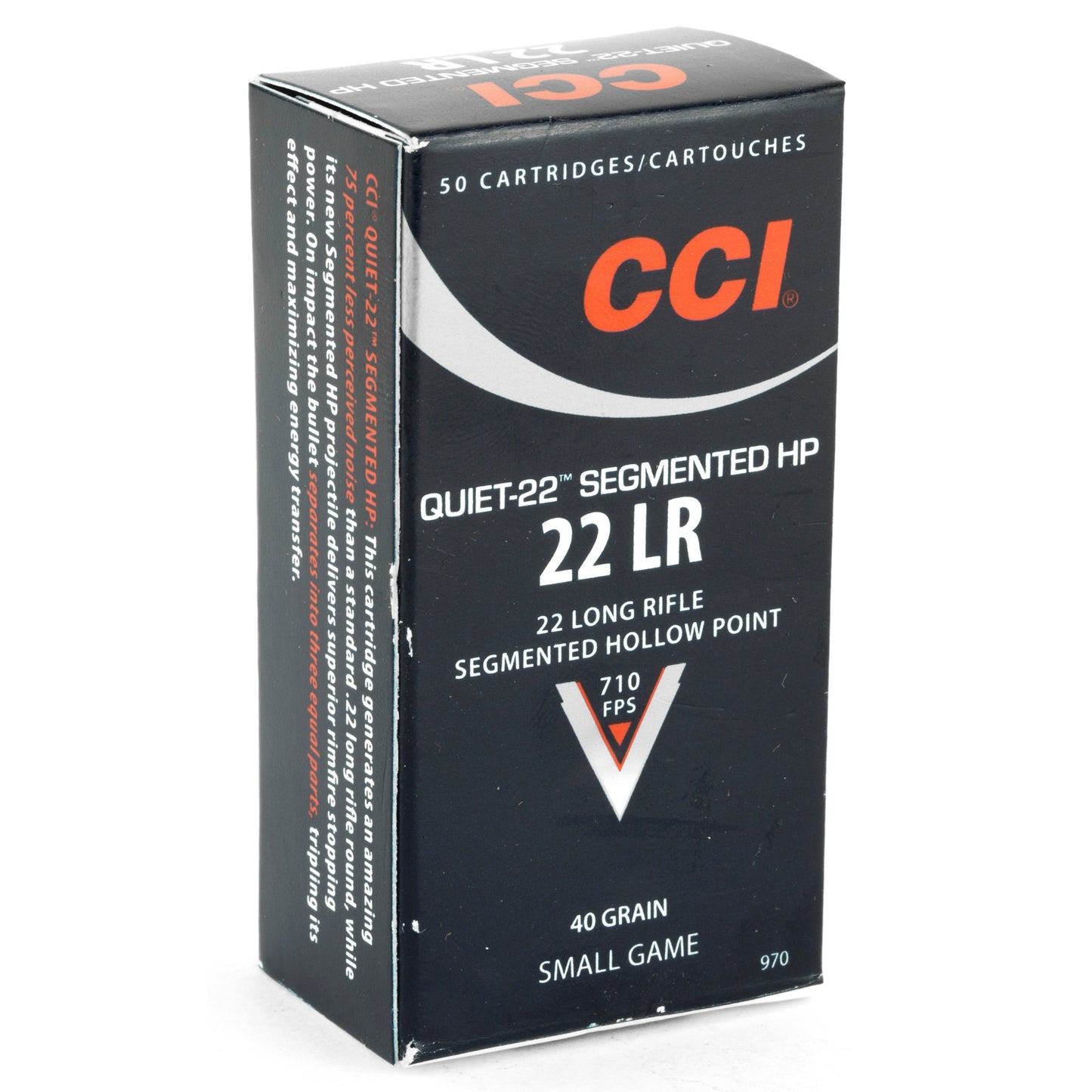 CCI QUIET SEGMENTED 22LR 40GR HP 50