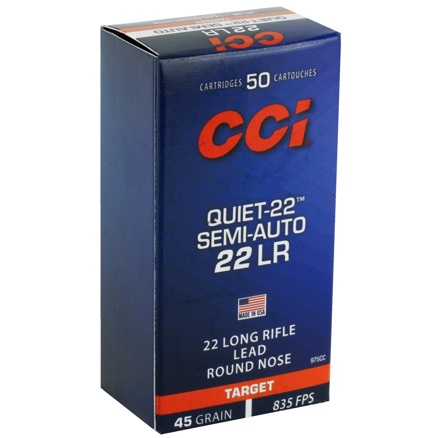 CCI 22LR 45GR LRN SA QUIET 50/5000