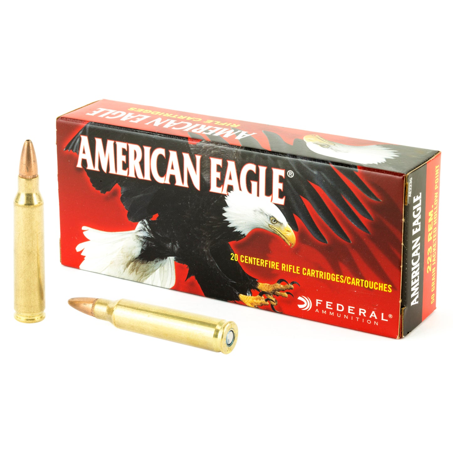 FED AM EAGLE 223 REM 50GR JHP 20/500