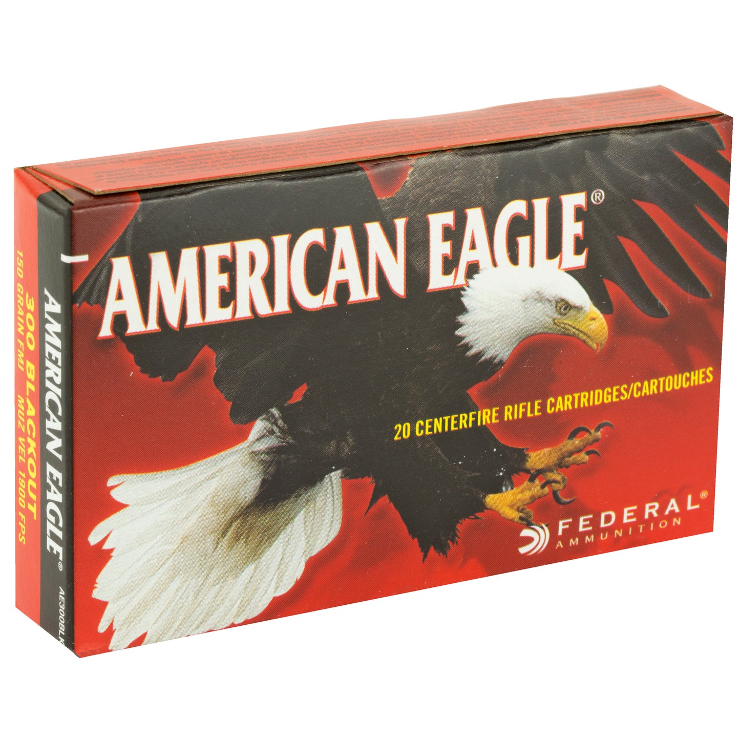 FED AM EAGLE 300BLK 150GR FMJ 20/500