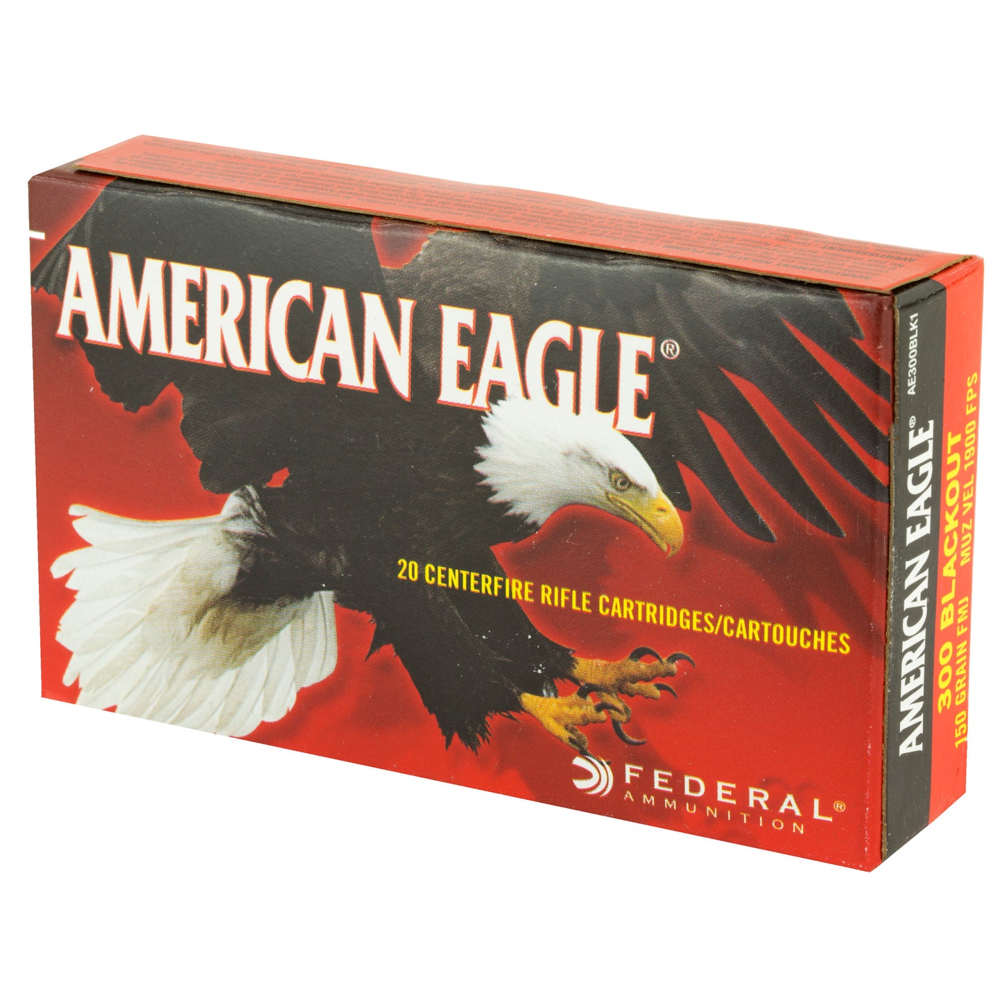 FED AM EAGLE 300BLK 150GR FMJ 20/500