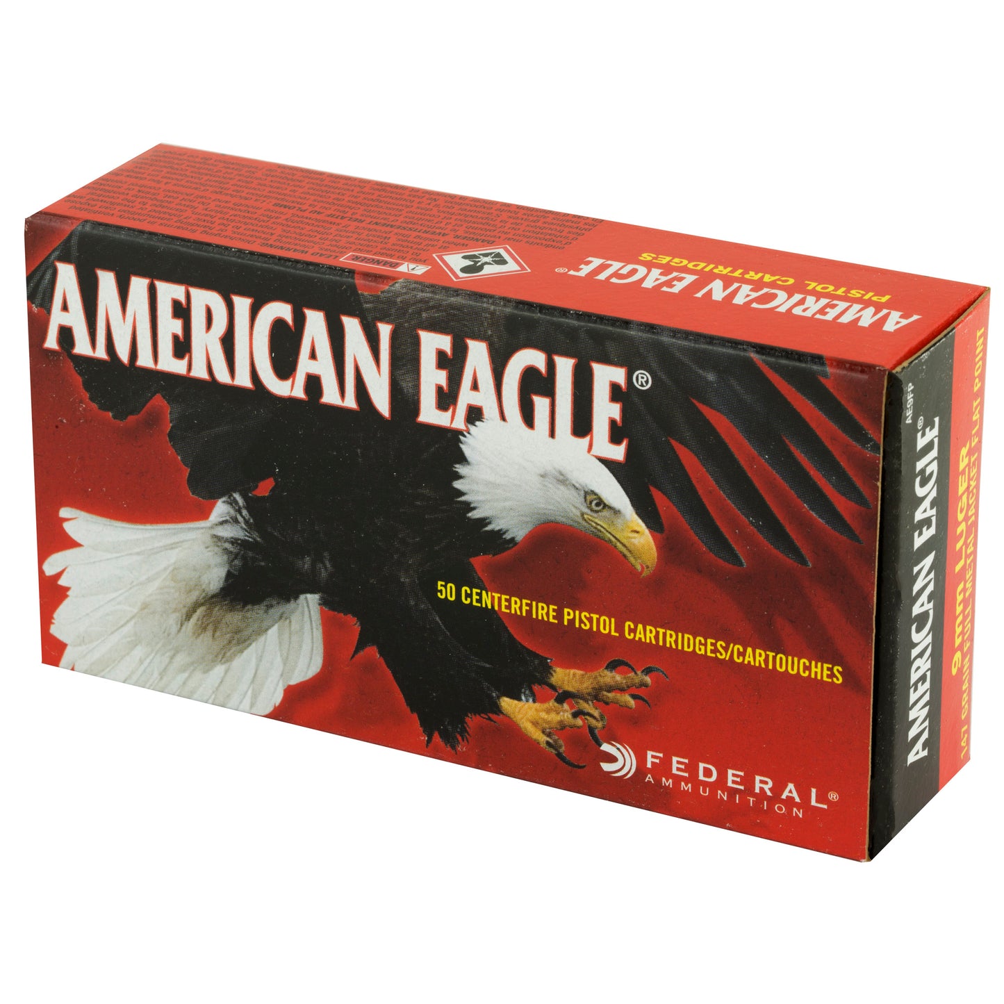 FED AM EAGLE 9MM 147GR FMJ 50/1000