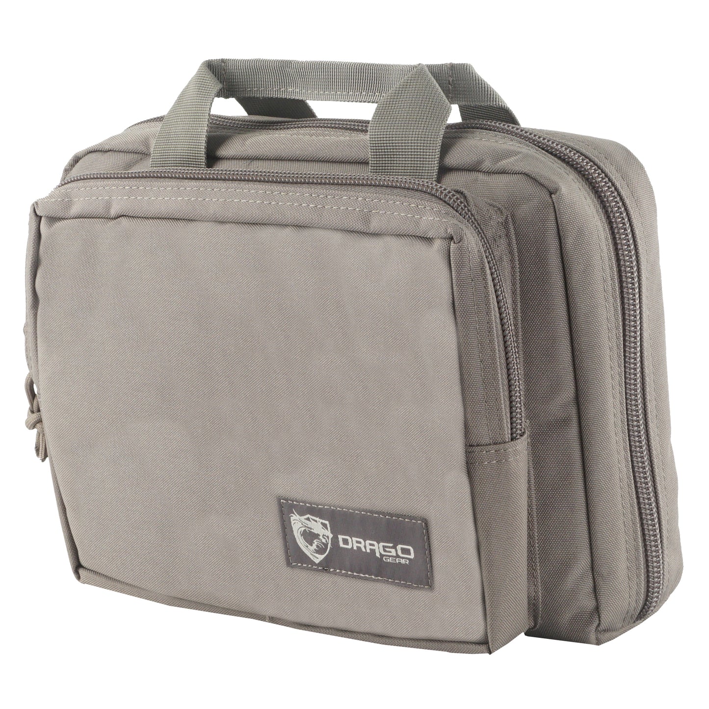 DRAGO GEAR DOUBLE PISTOL CASE GRAY