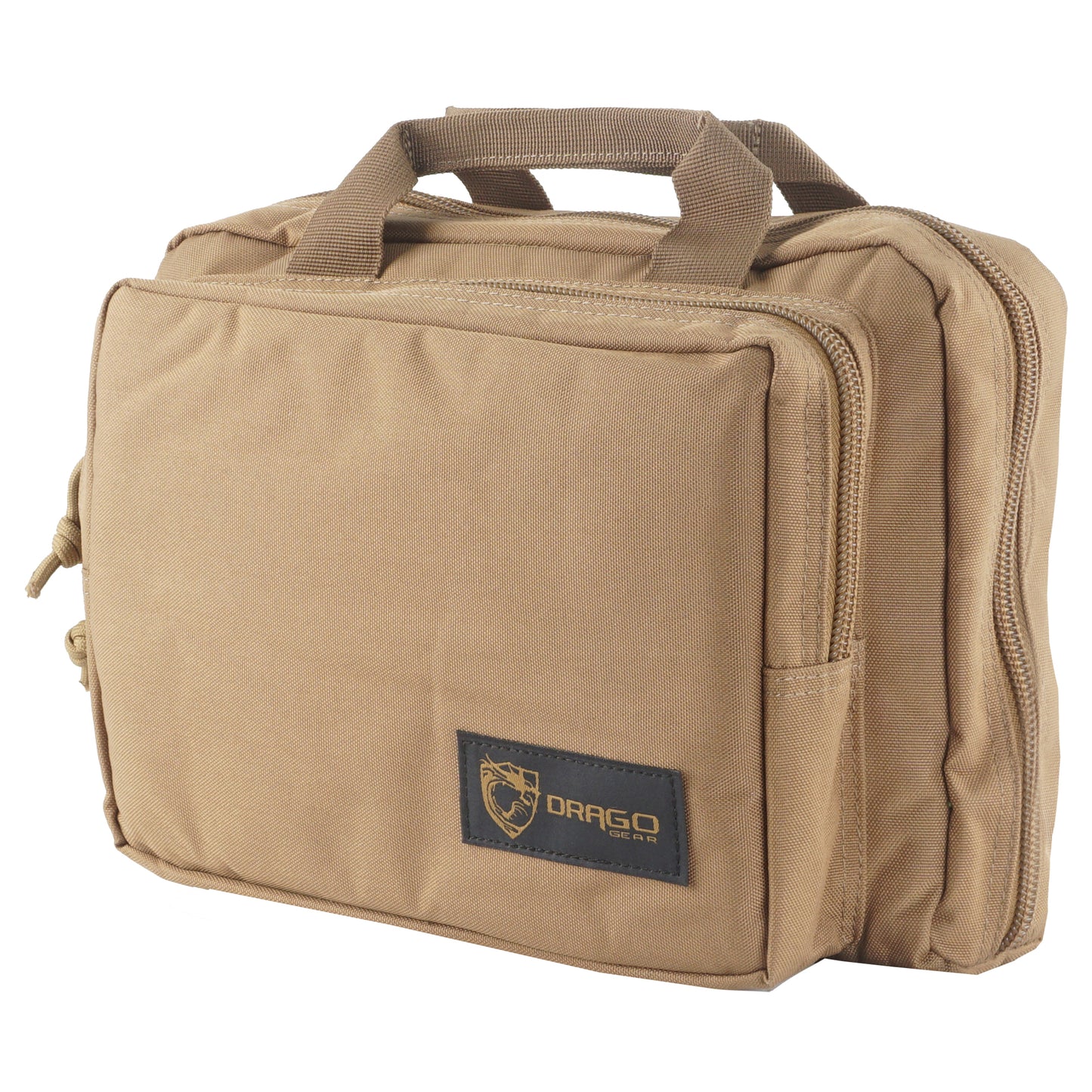 DRAGO GEAR DOUBLE PISTOL CASE TAN