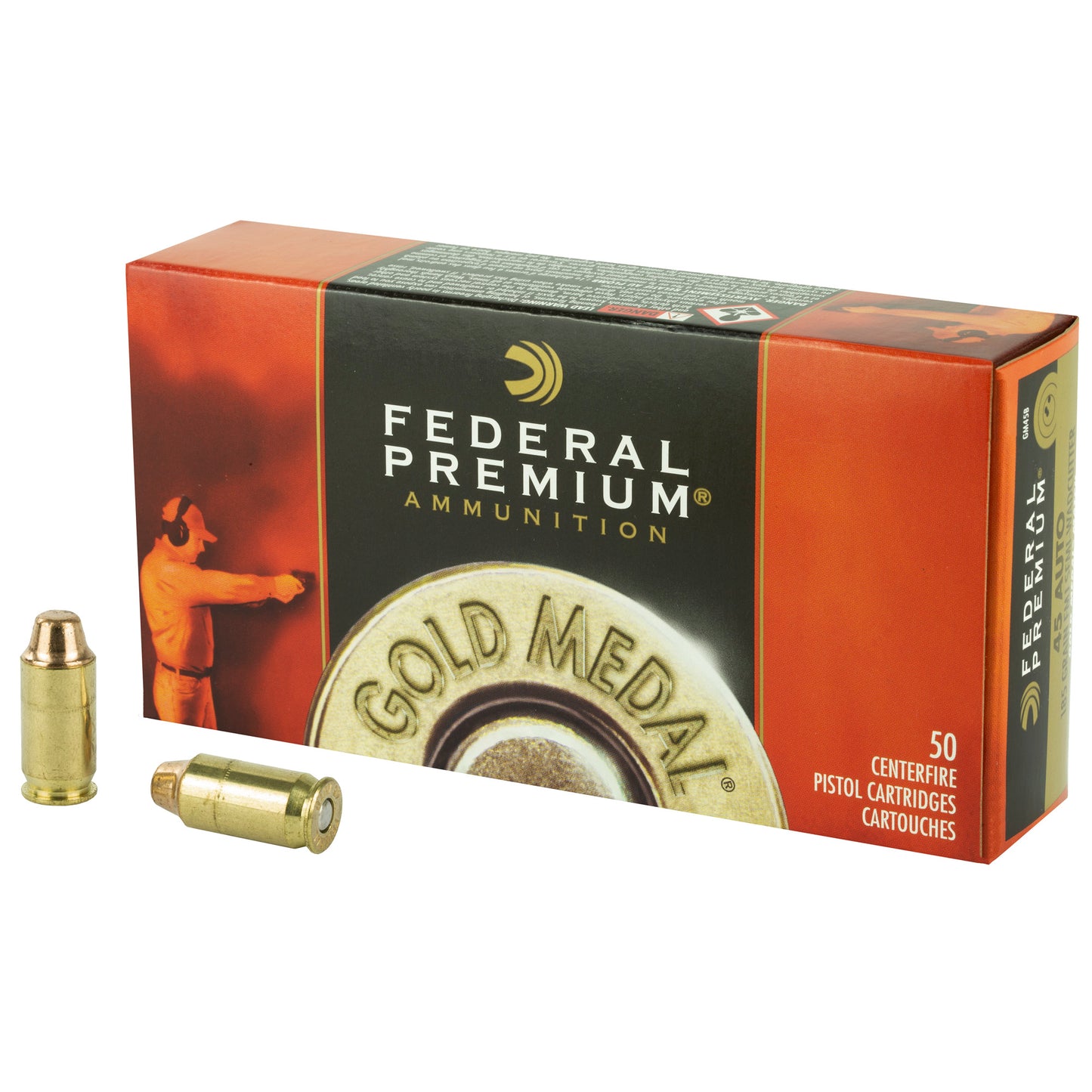 FED GOLD MDL 45ACP 185 FM/SW 50/1000